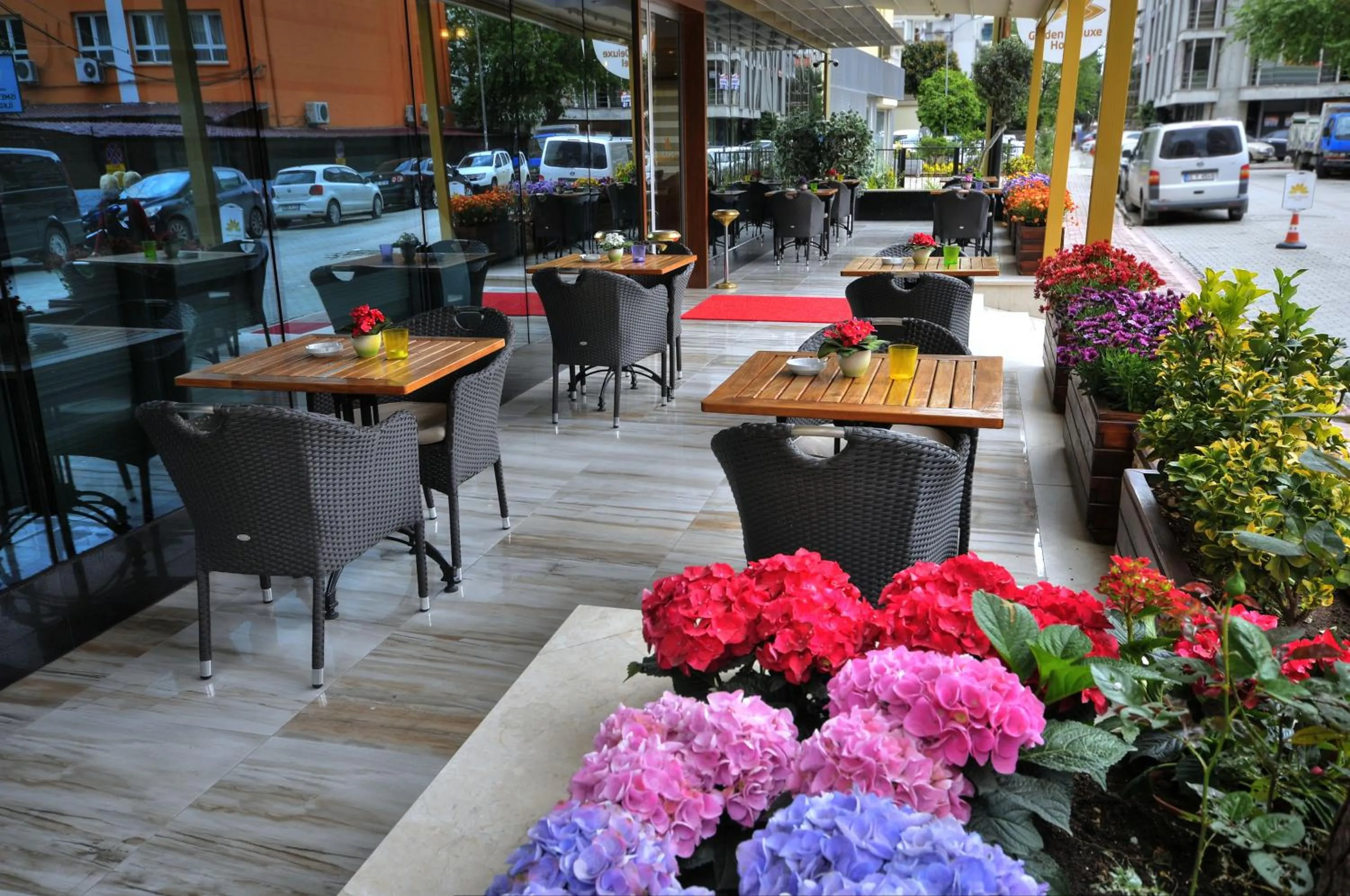 Balcony/Terrace in Golden Deluxe Hotel