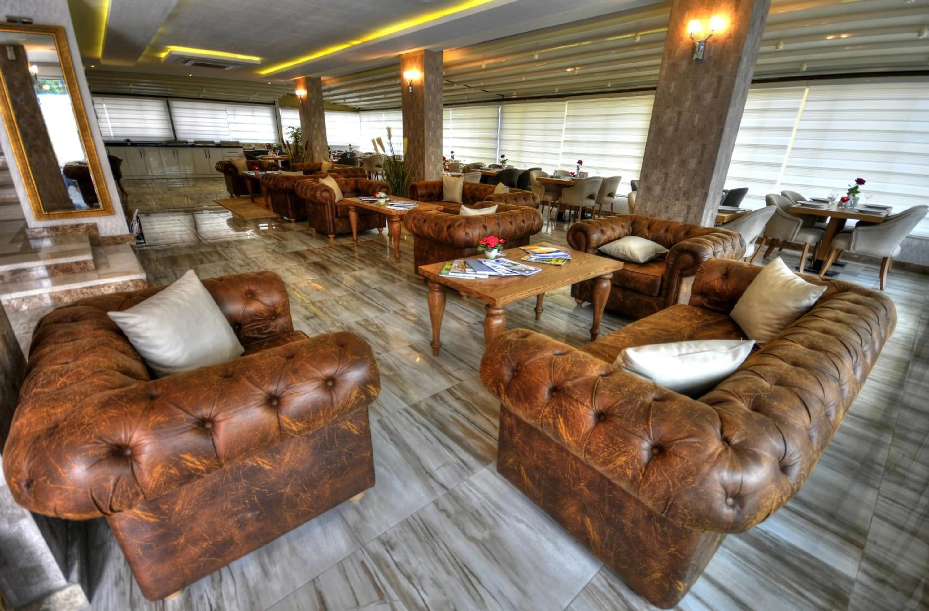 Lobby or reception in Golden Deluxe Hotel