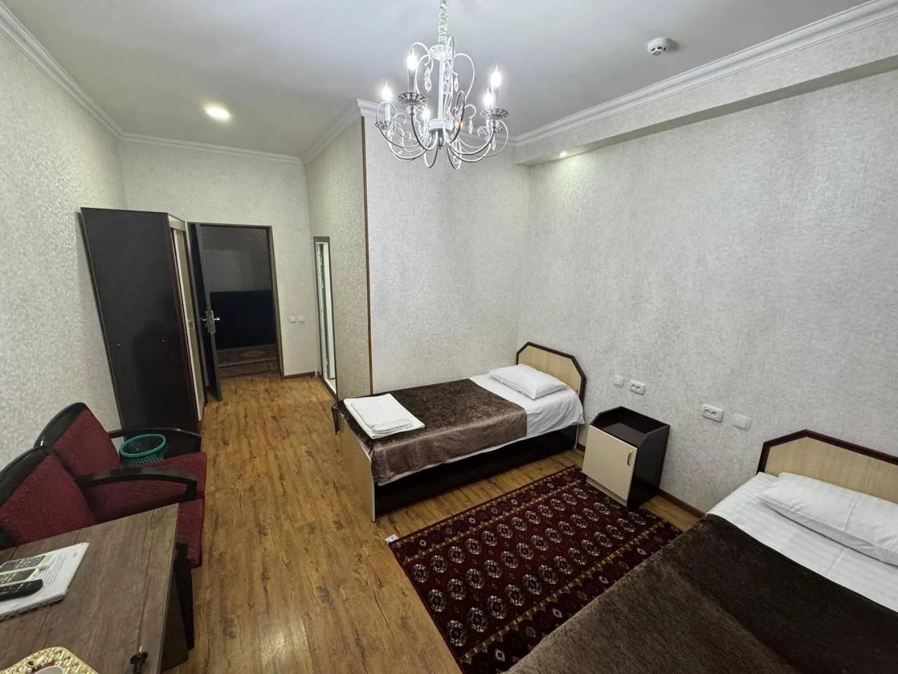 Bed in RATMINA HOTEL