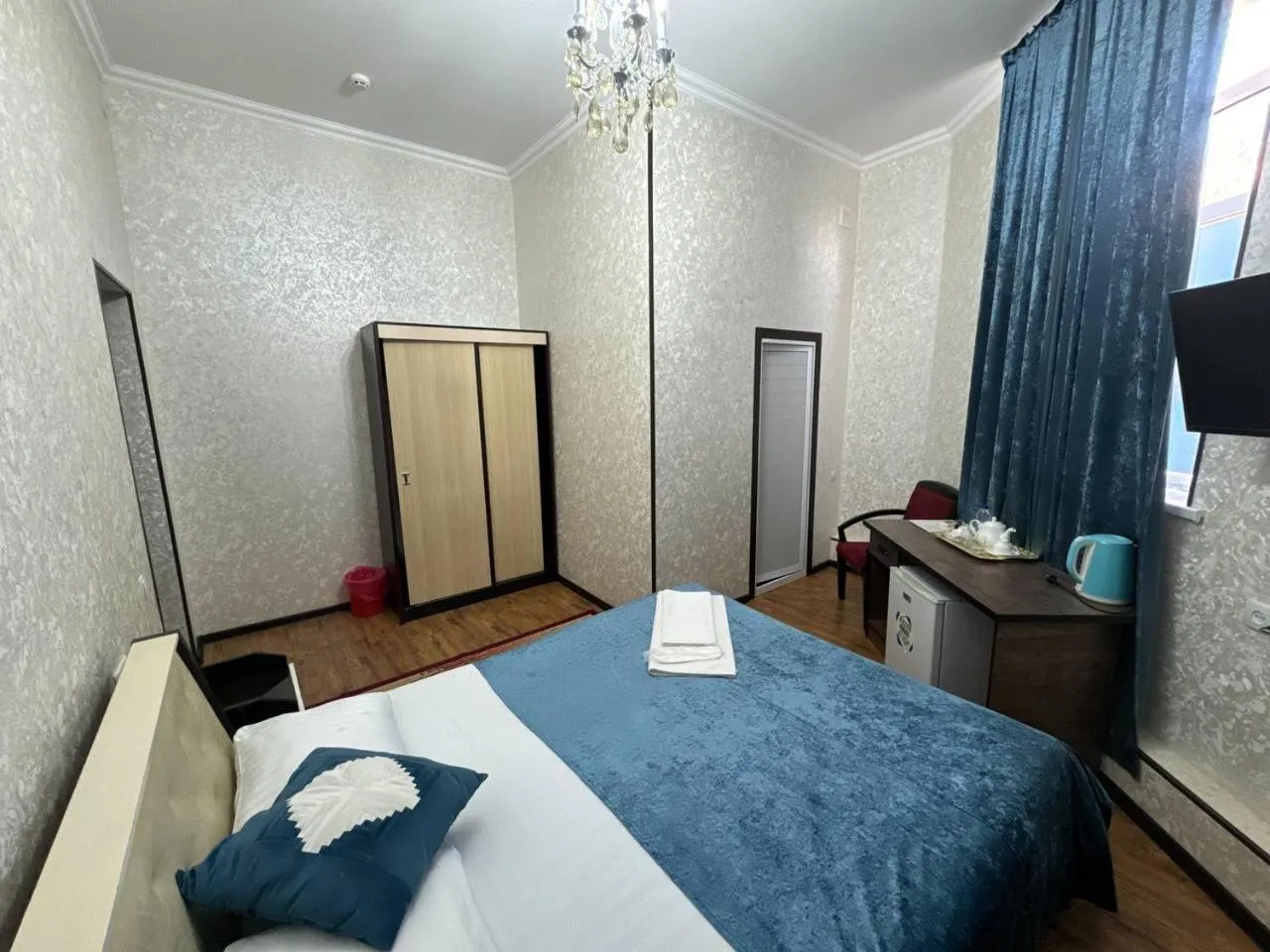 Bed in RATMINA HOTEL