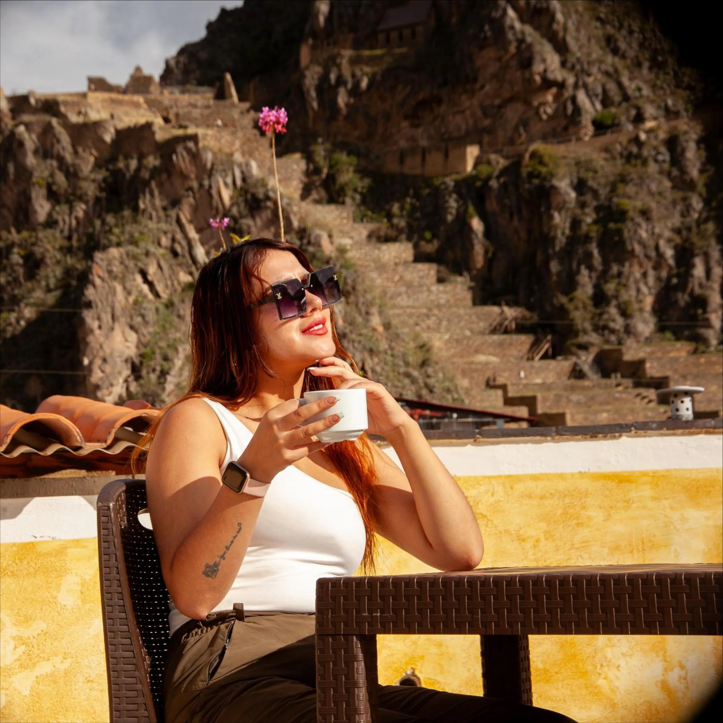 Balcony/Terrace in Hotel Valle Mistico