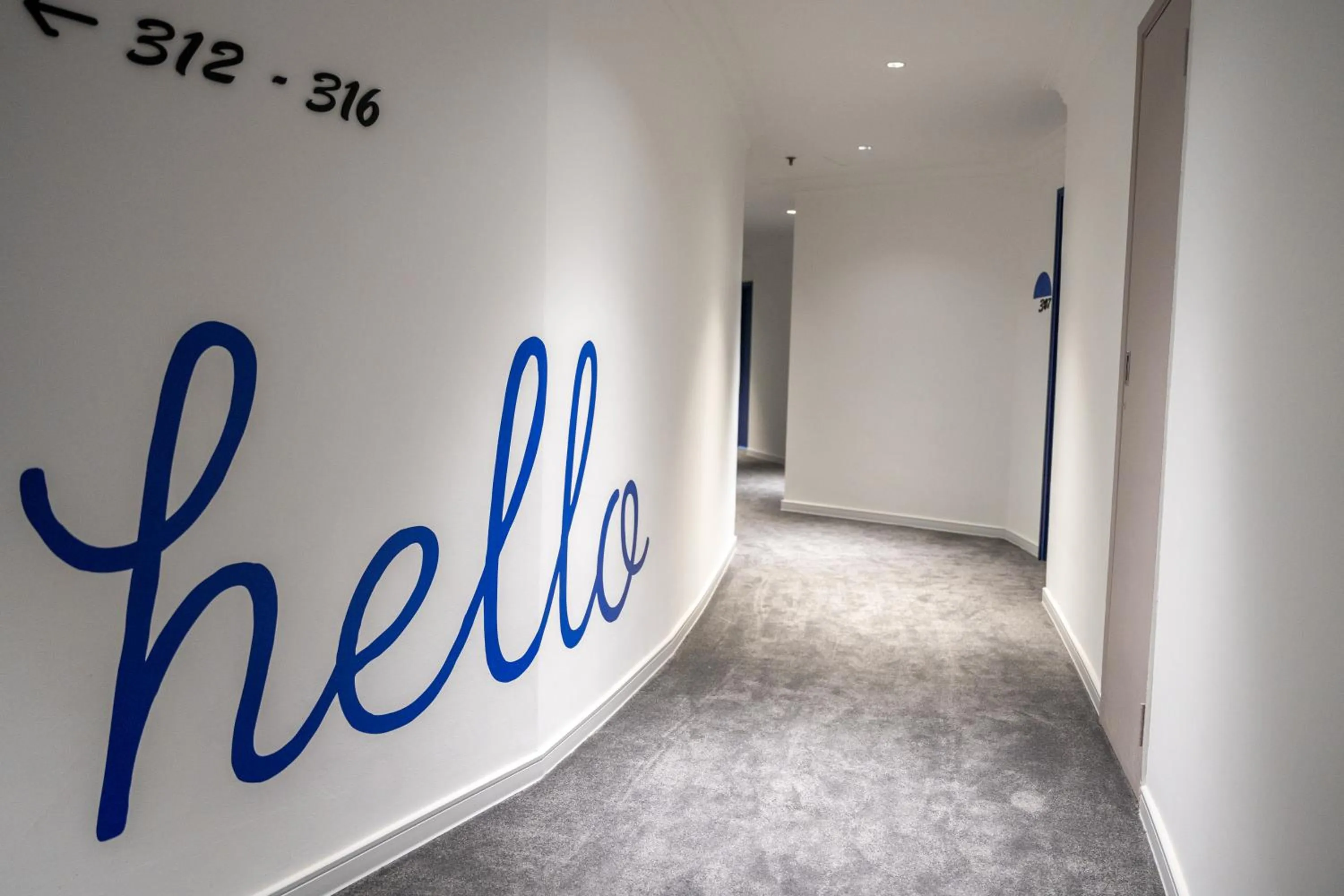 Text overlay in Ukiyo Suites