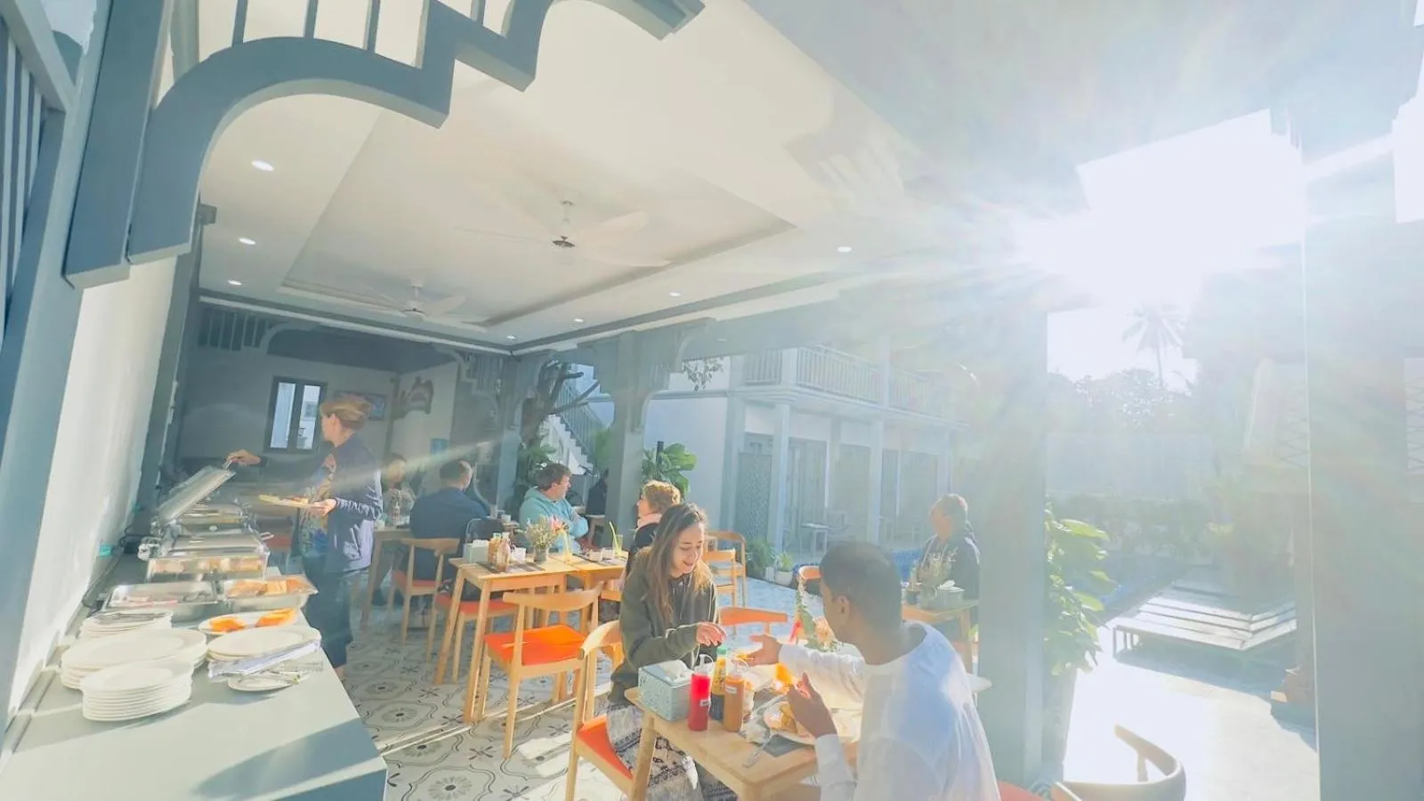 Breakfast in LuangPrabang Pearl Hotel