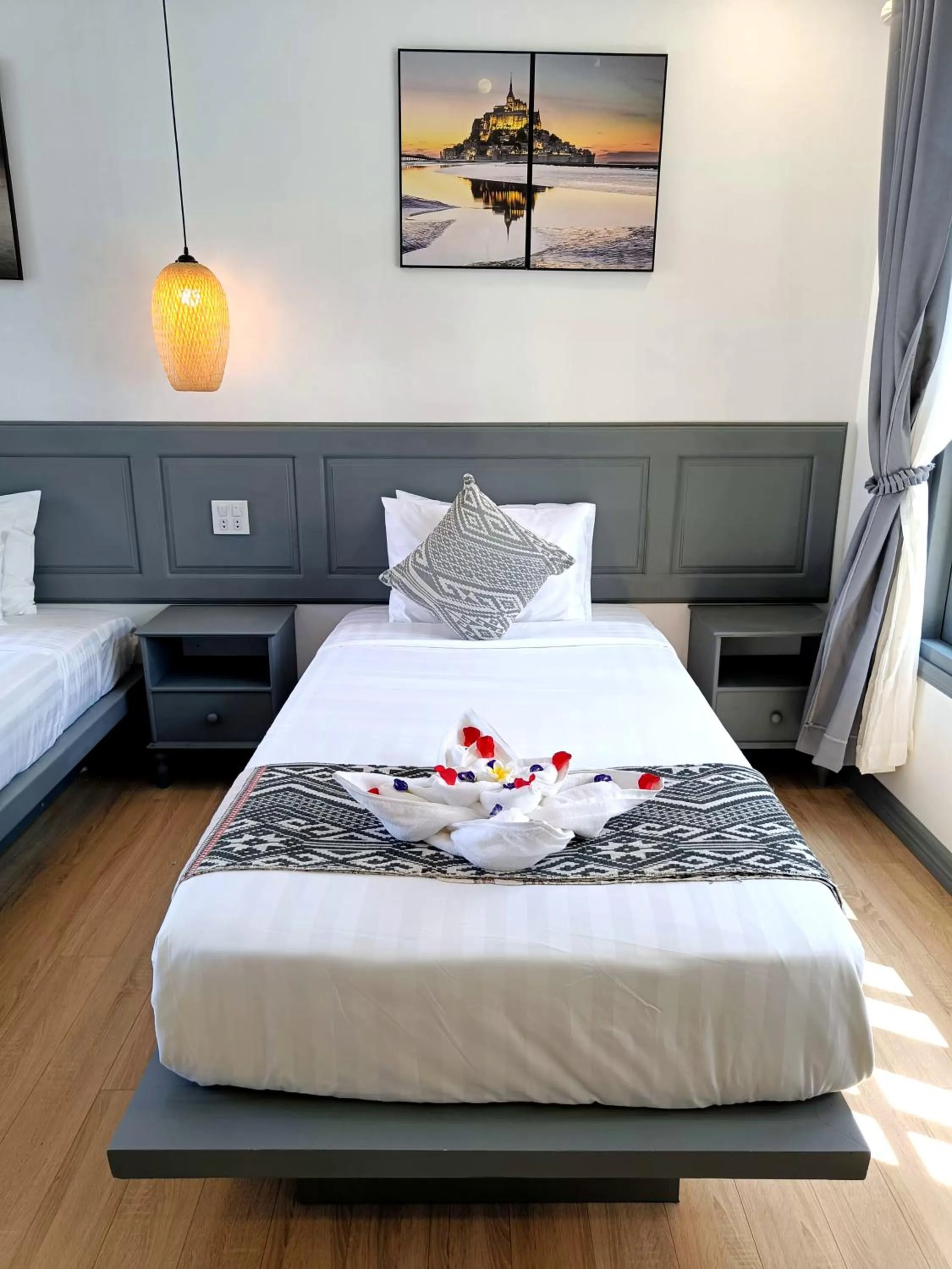 Bedroom, Bed in LuangPrabang Pearl Hotel