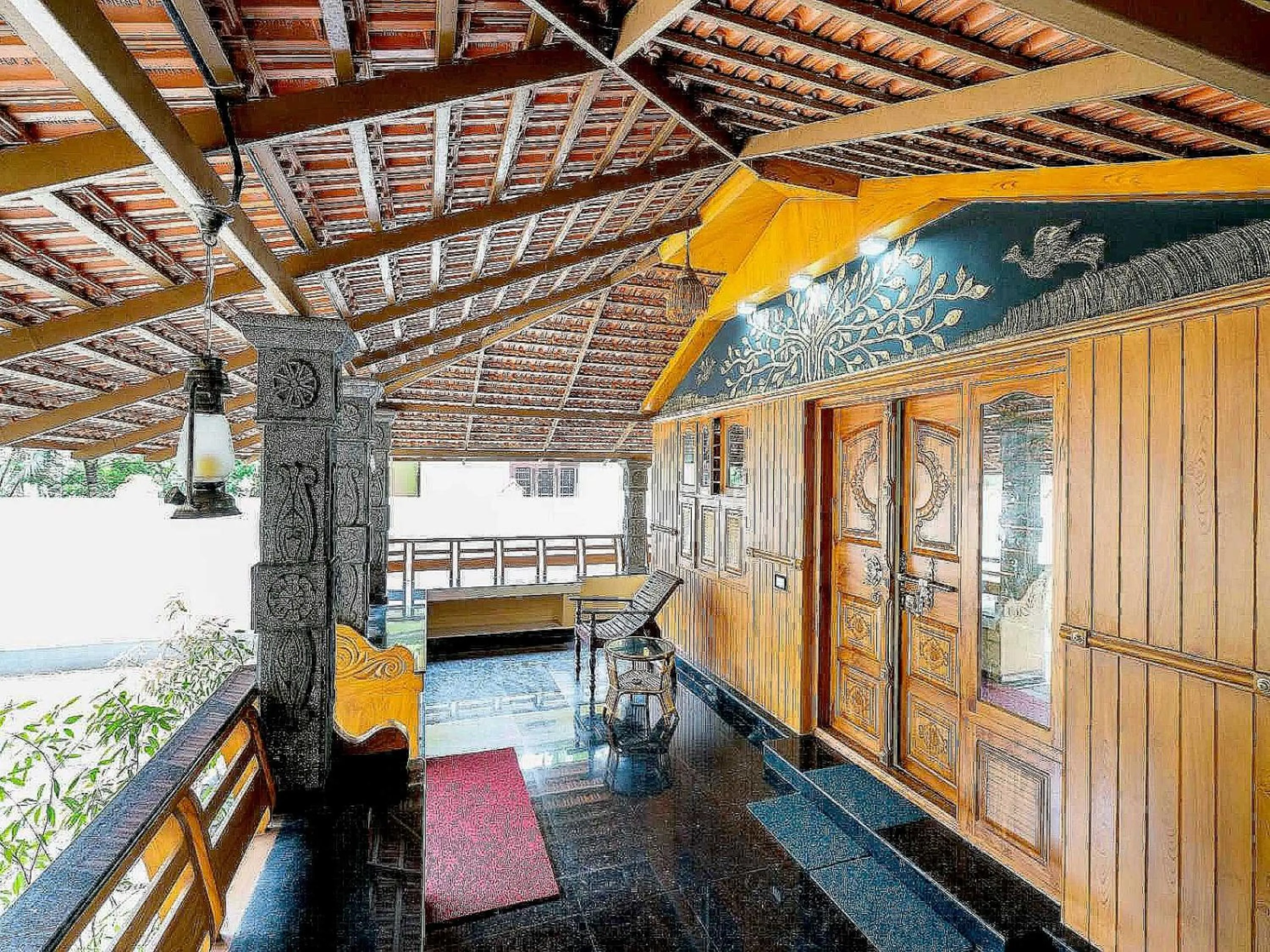 Lobby or reception in Hotel O ATHARVAM RESORT