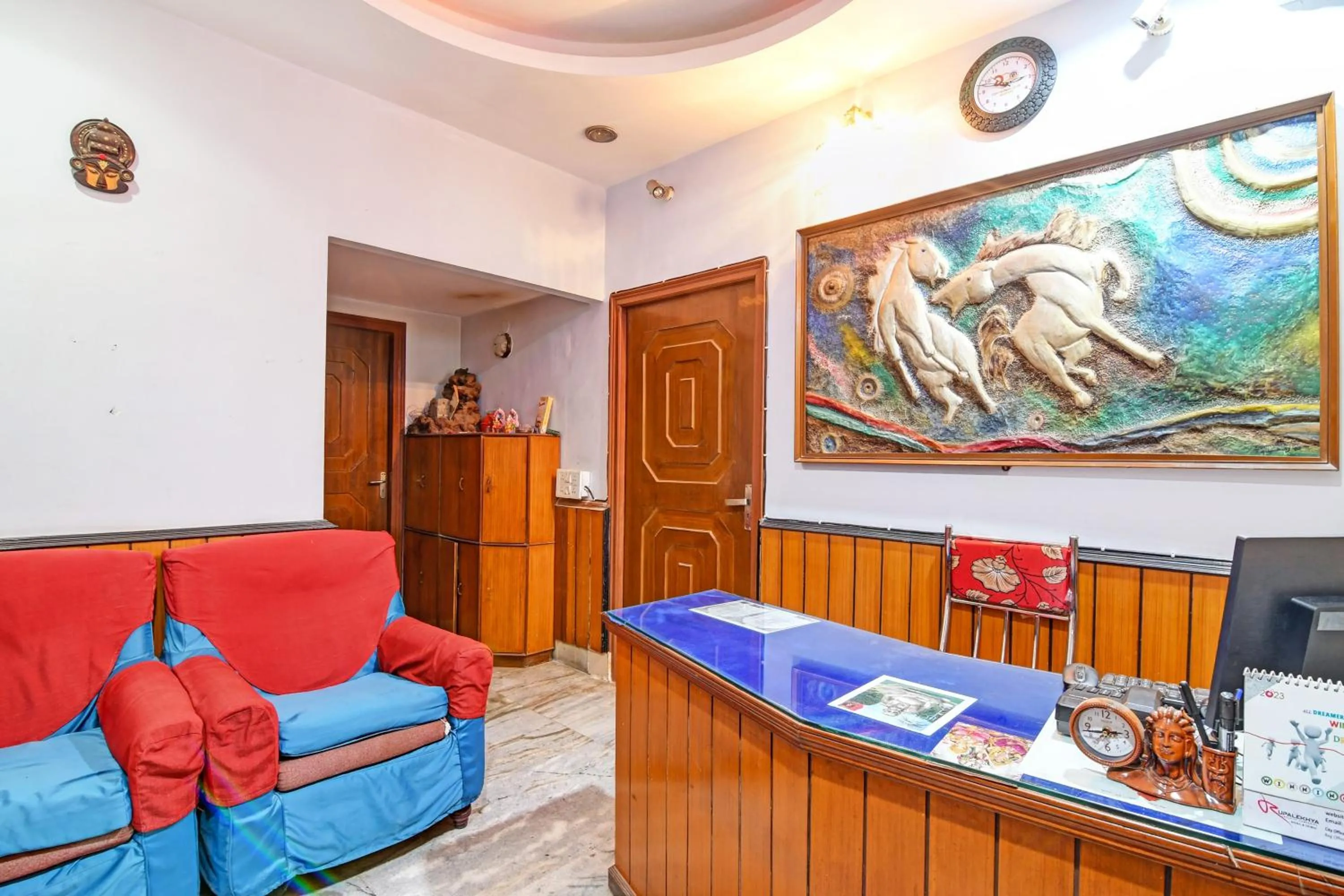 Lobby or reception in OYO Flagship The Image A Quality Stay