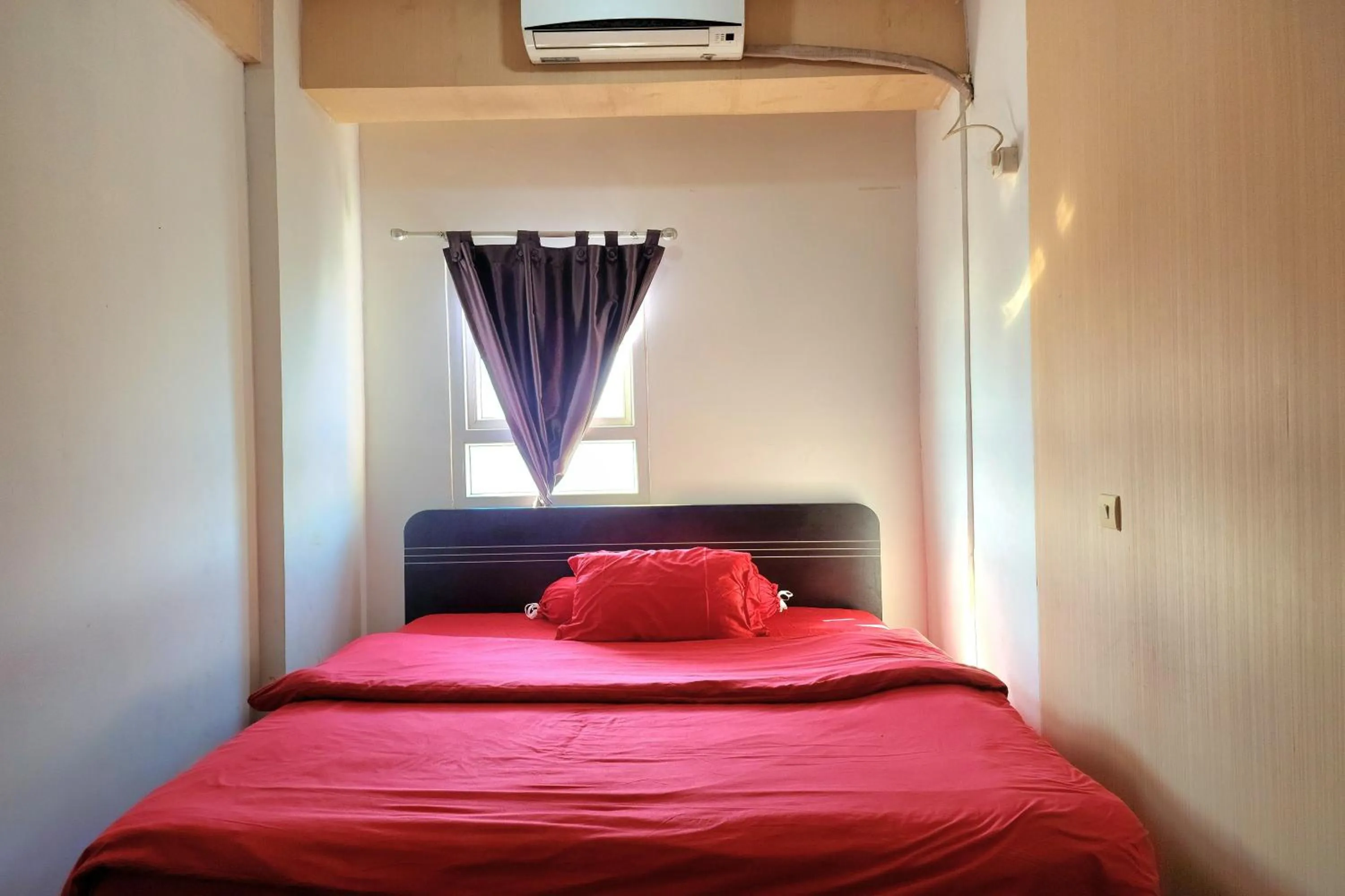 Bed in Queen Room 2 @ Grand Center Point Apartment