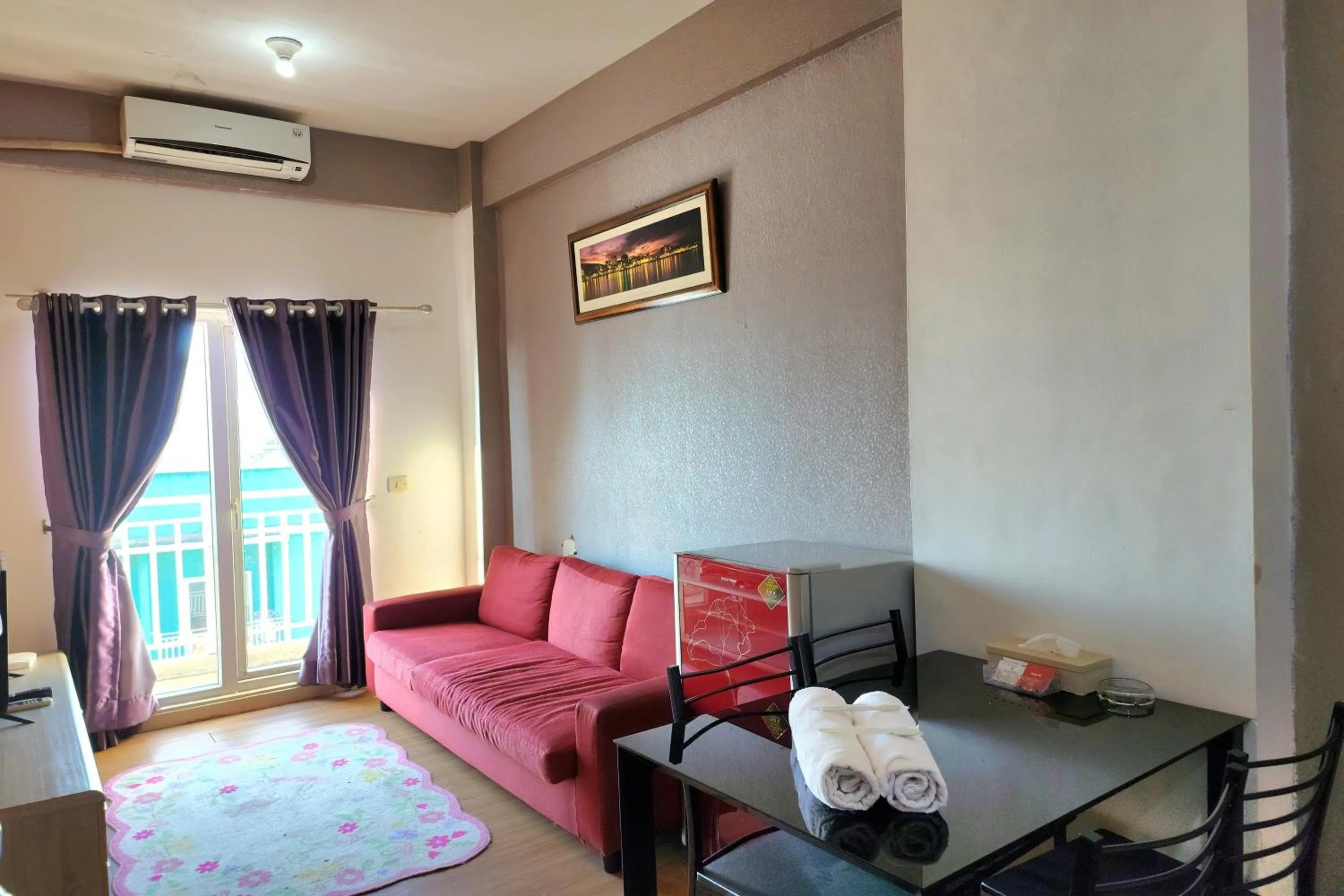 Bed in Queen Room 2 @ Grand Center Point Apartment