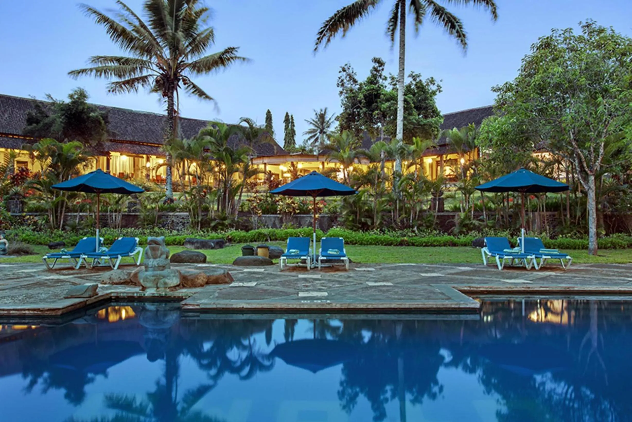Pool view in Margo Utomo Hill View Resort