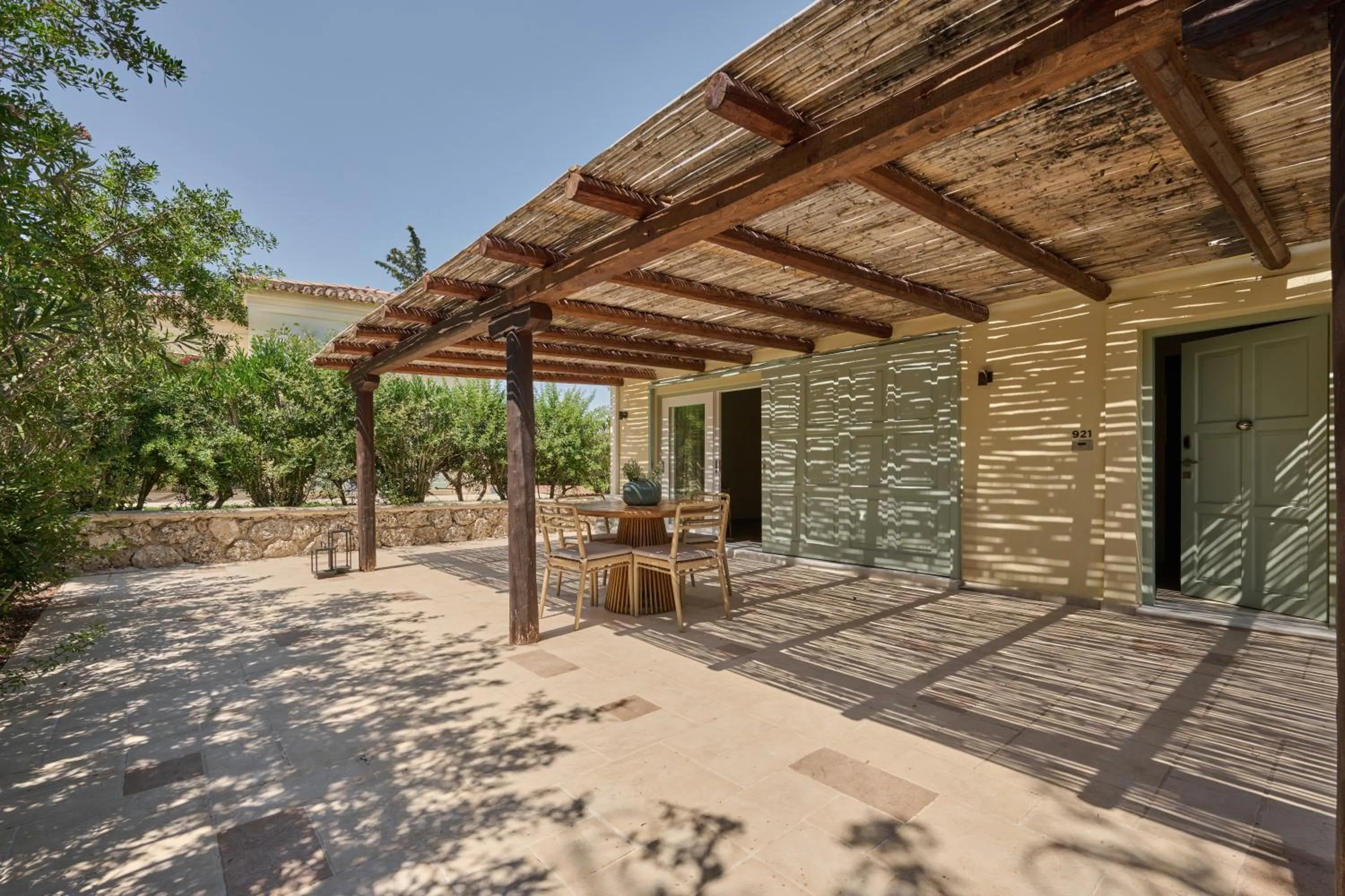 Patio in Nikki Beach Resort & Spa Porto Heli