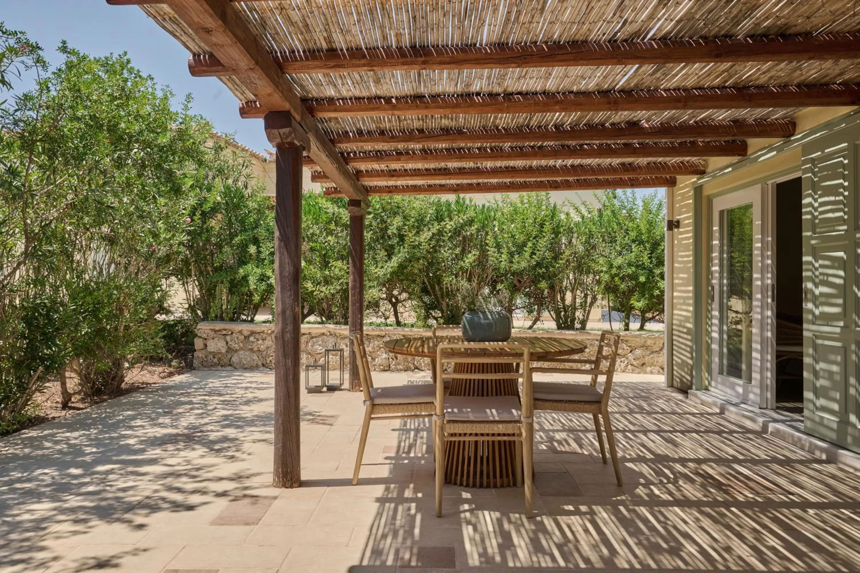 Patio in Nikki Beach Resort & Spa Porto Heli