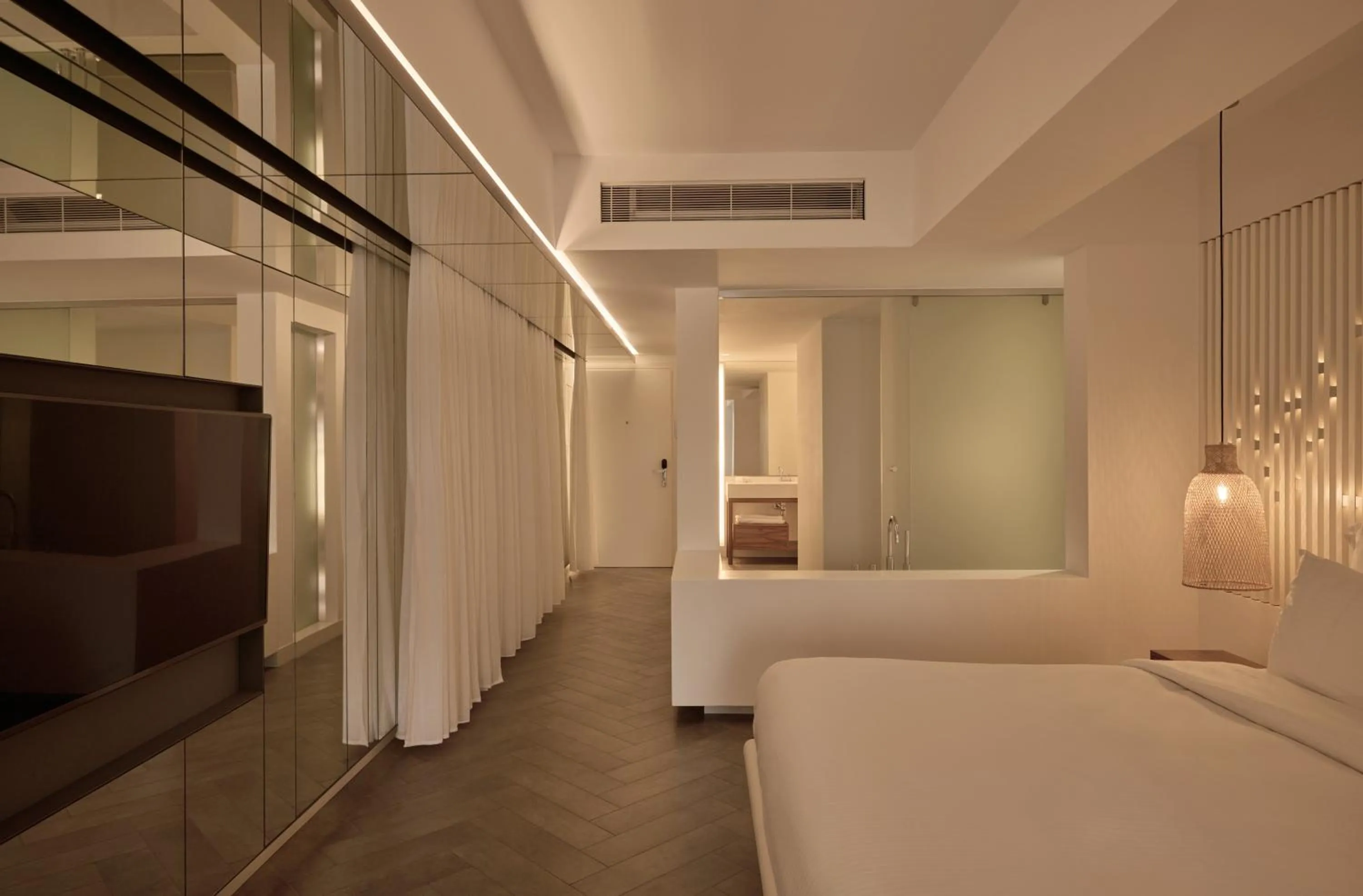 Bedroom, Bed in Nikki Beach Resort & Spa Porto Heli