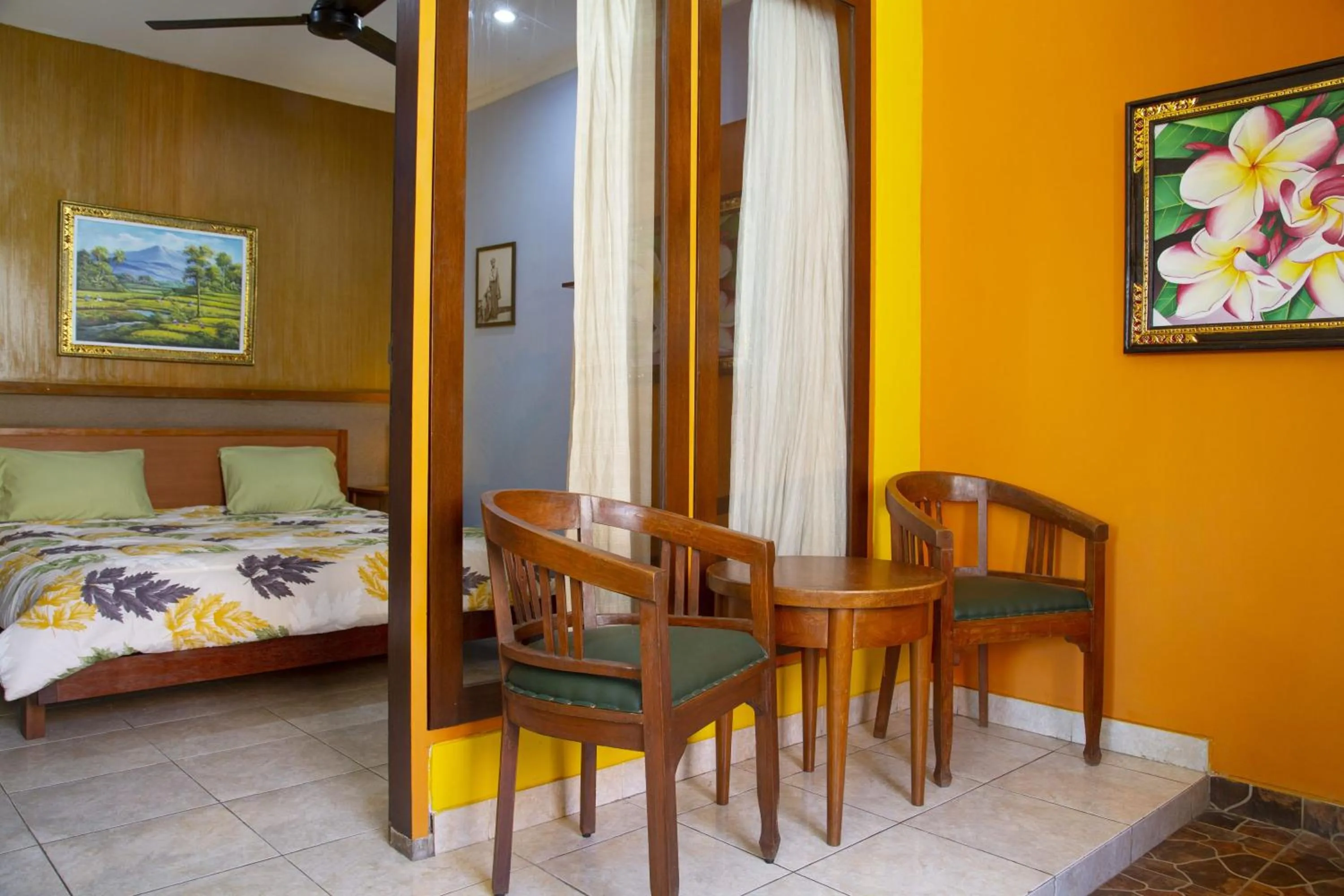 Seating area, Bed in Urban Haven Sanur