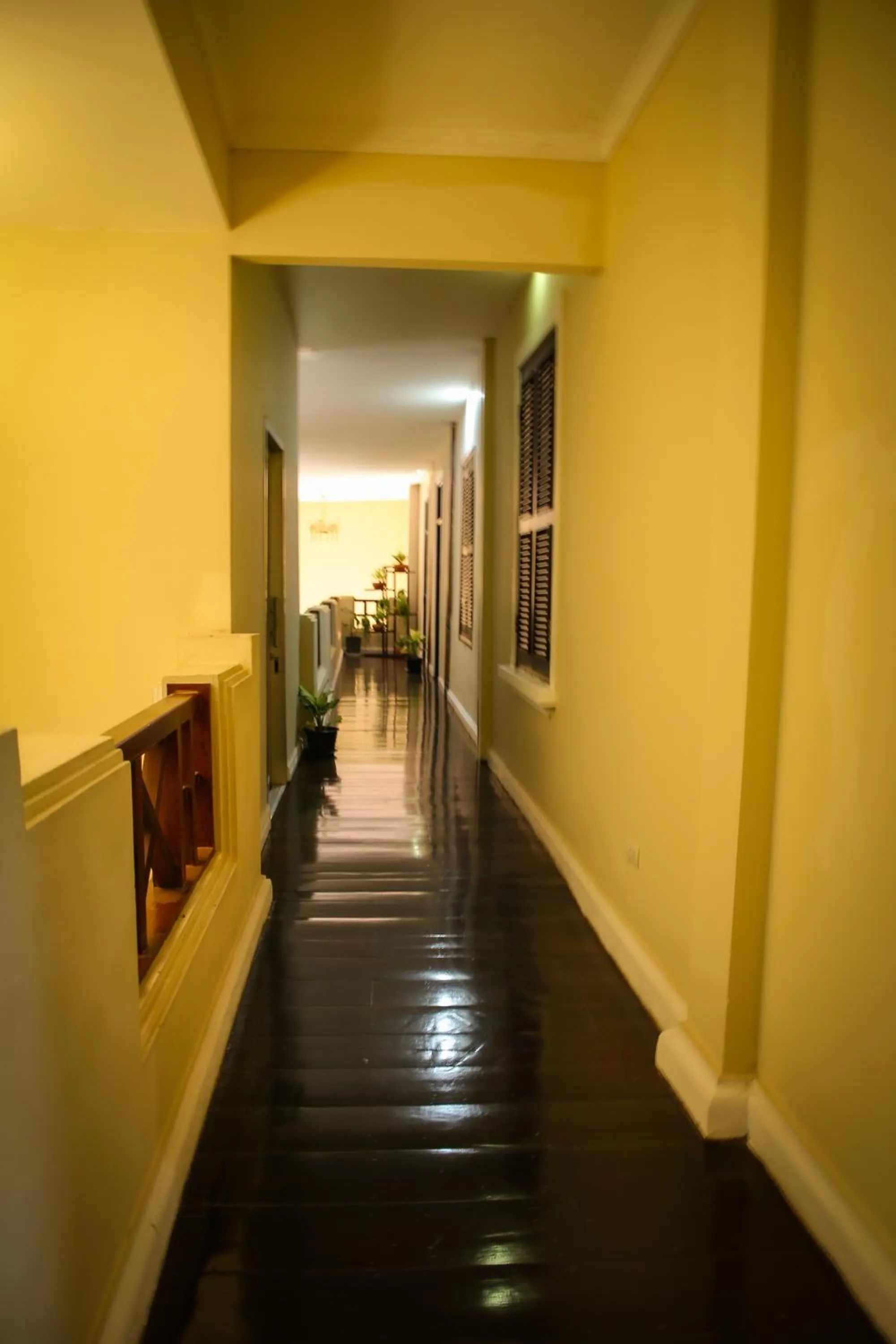 Inner courtyard view in Le Luxe Boutique Hotel