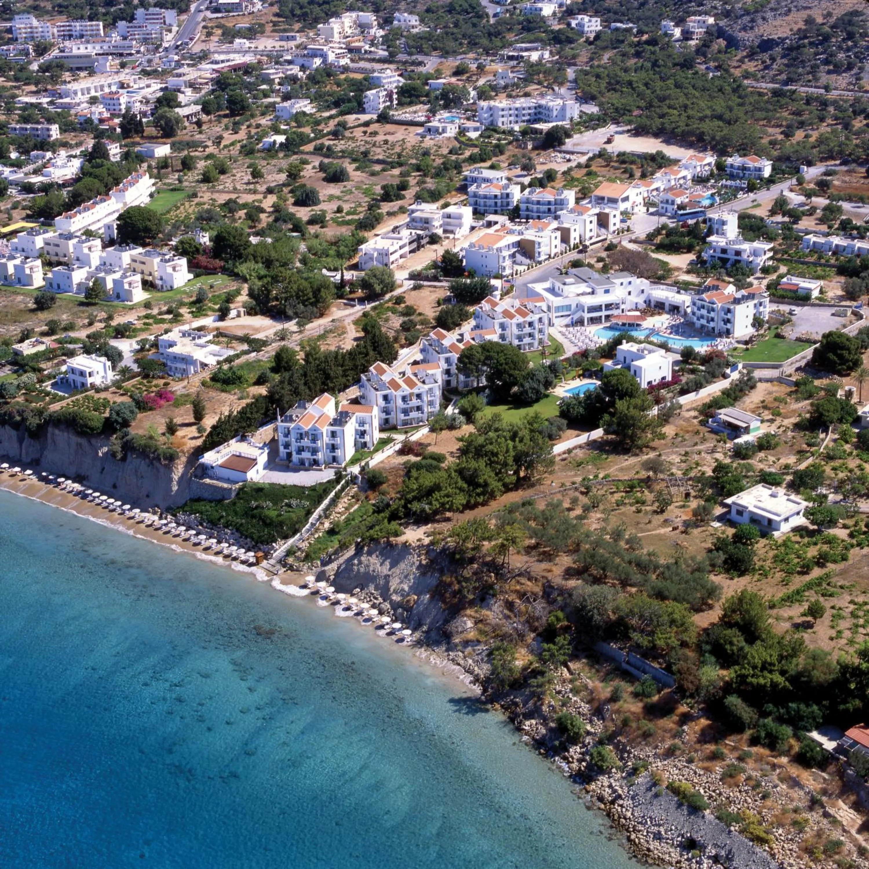 Bird's eye view in Pefki Islands