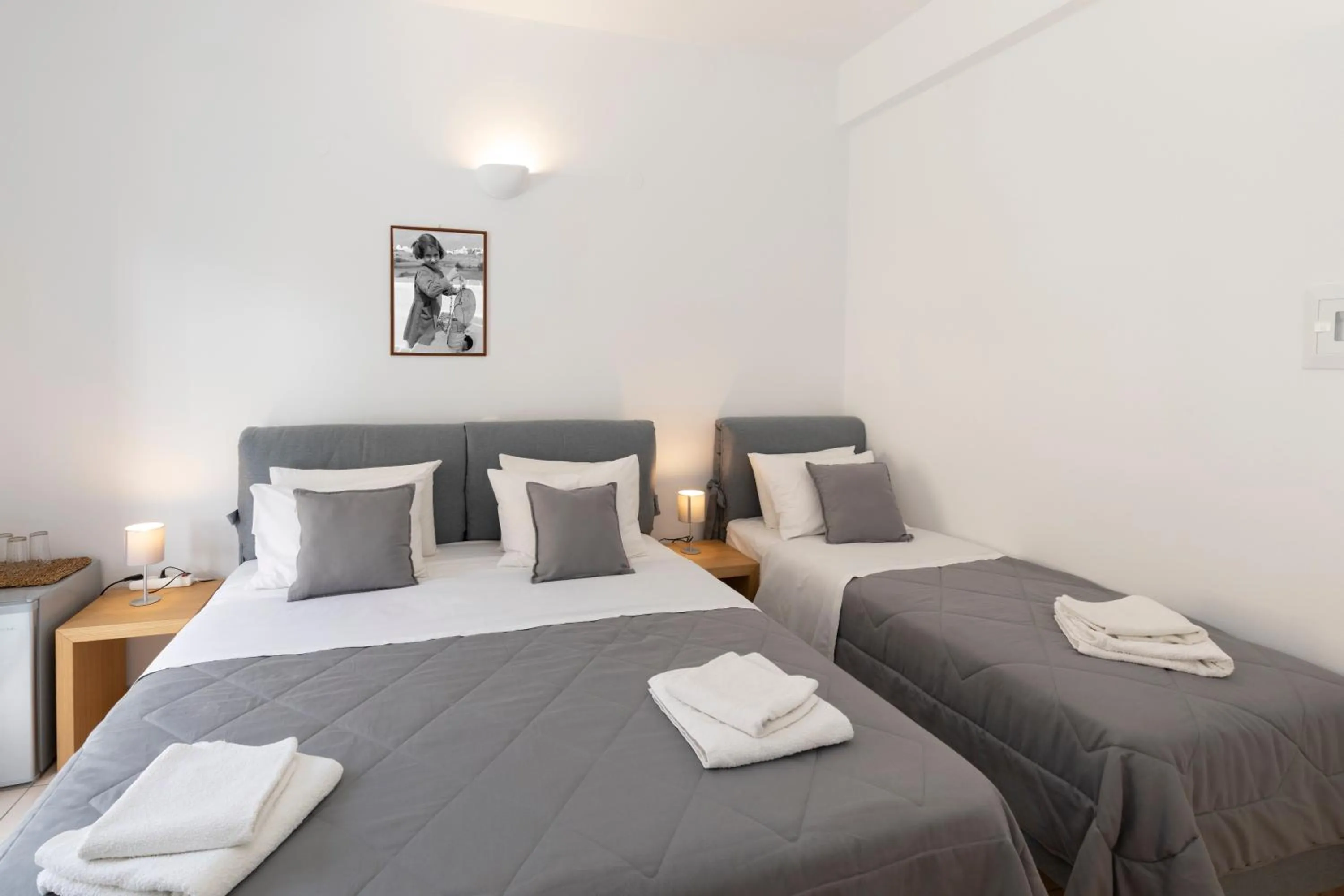 Bedroom, Bed in Mosha Pension