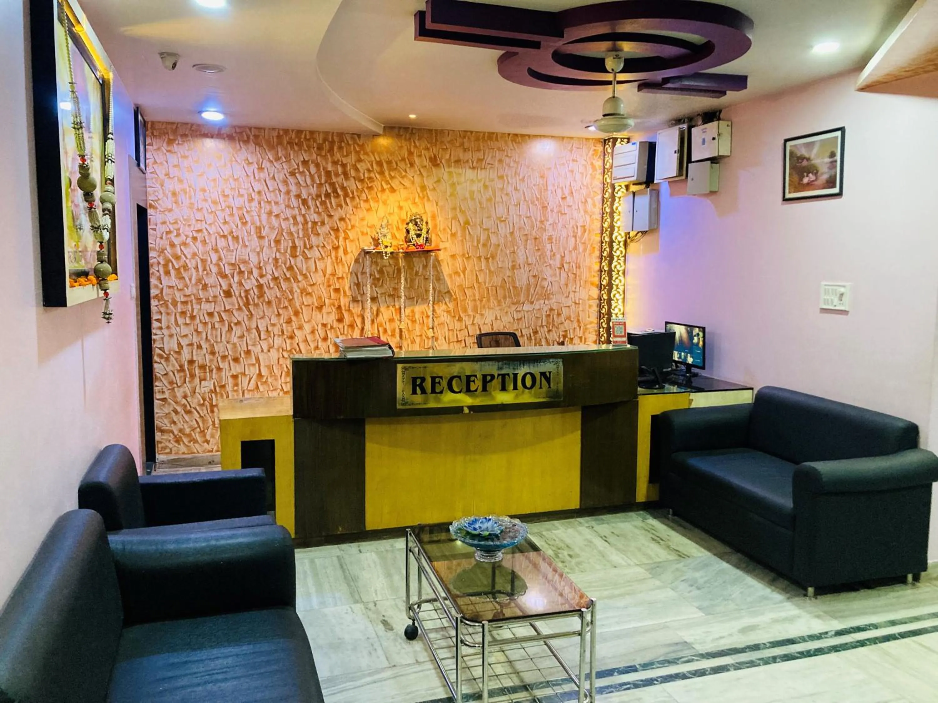 Seating area in Hotel Jagdish