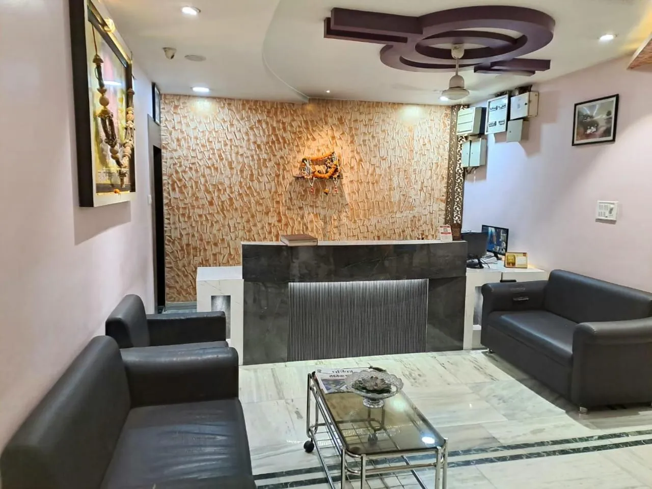 Seating area in Hotel Jagdish