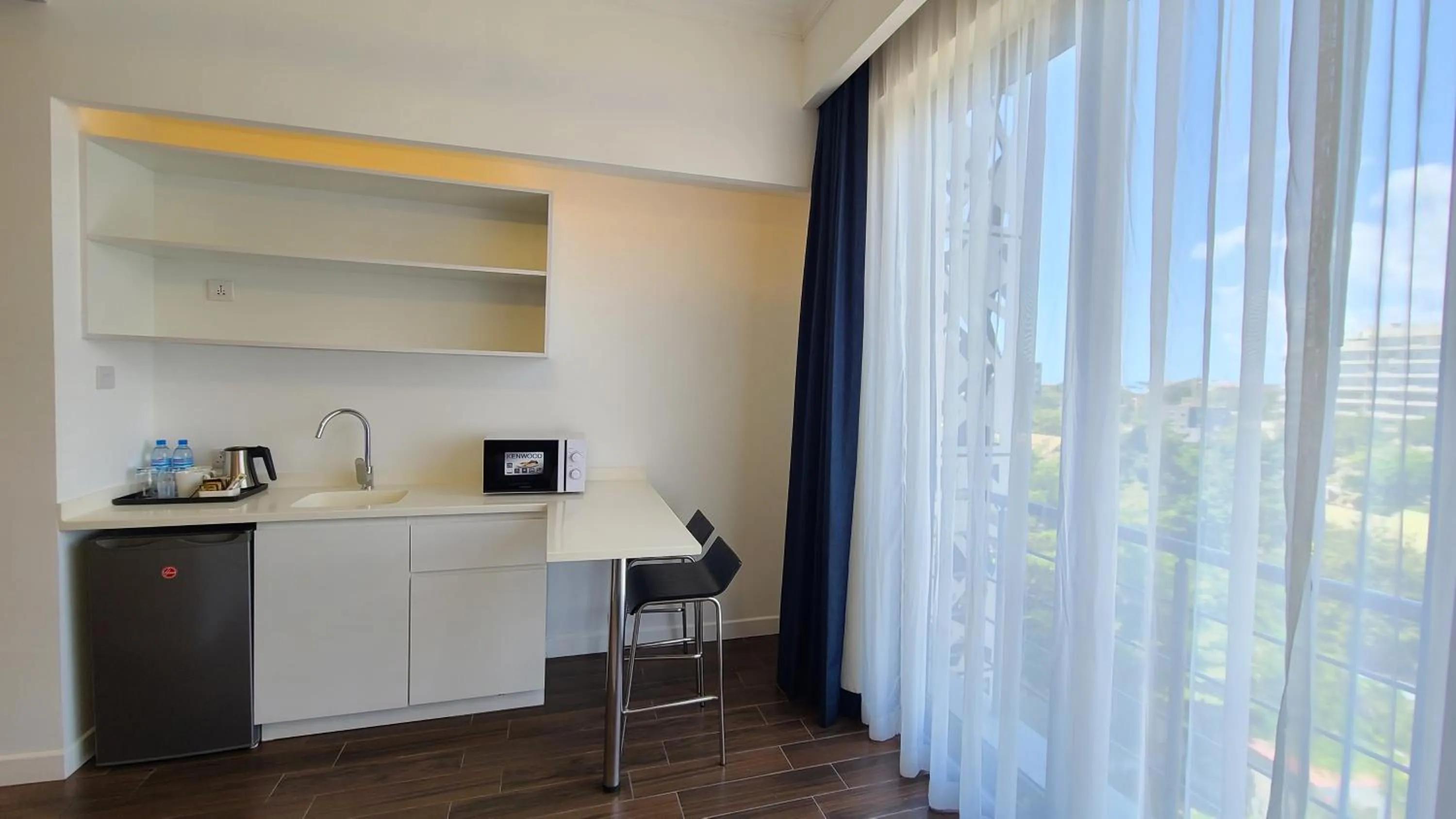 Kitchen or kitchenette in Urban by CityBlue Hotel, Dar es Salaam