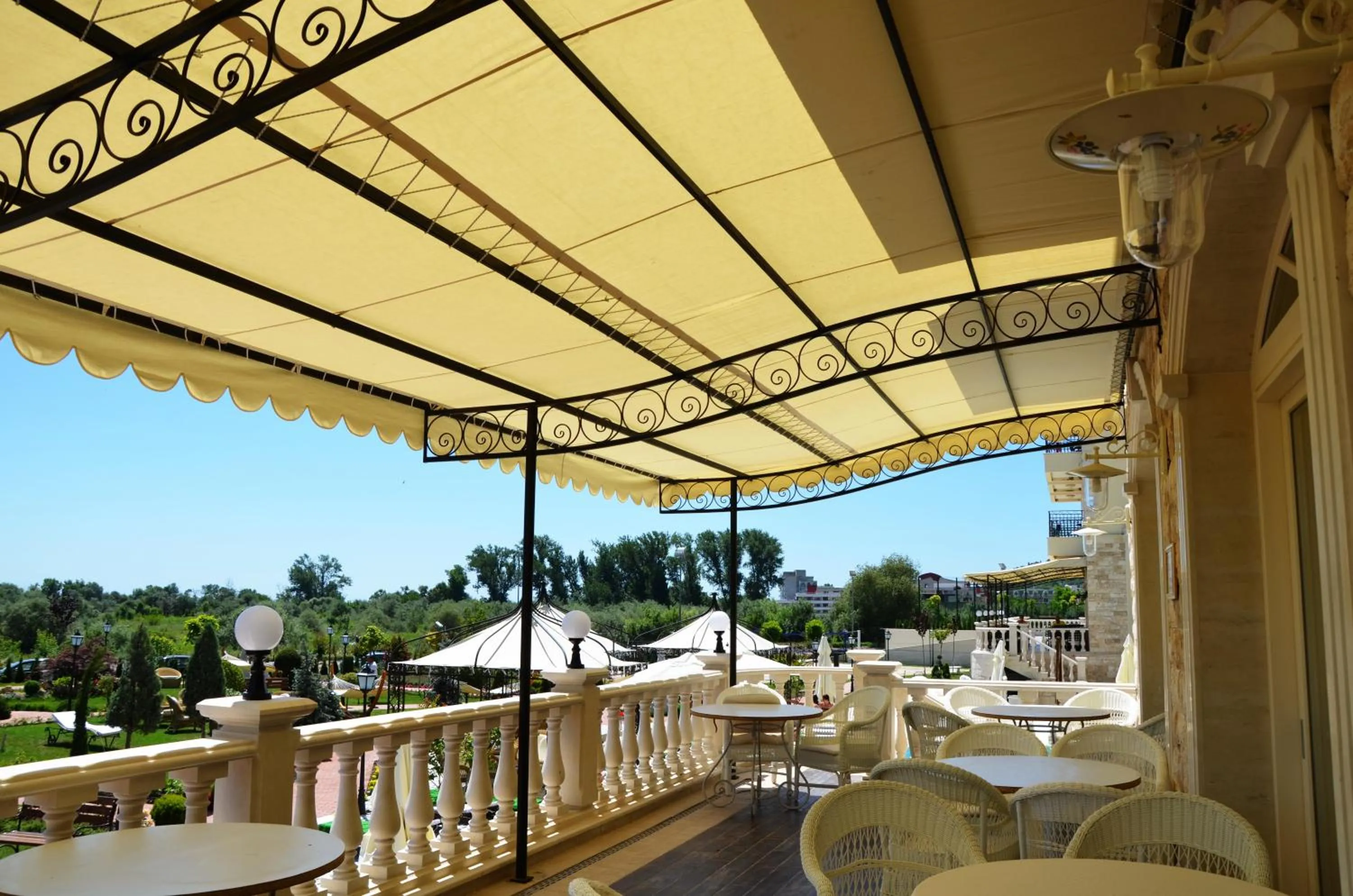 Balcony/Terrace in Therma Palace - SPA Mineral Pool & All inclusive & Free Parking
