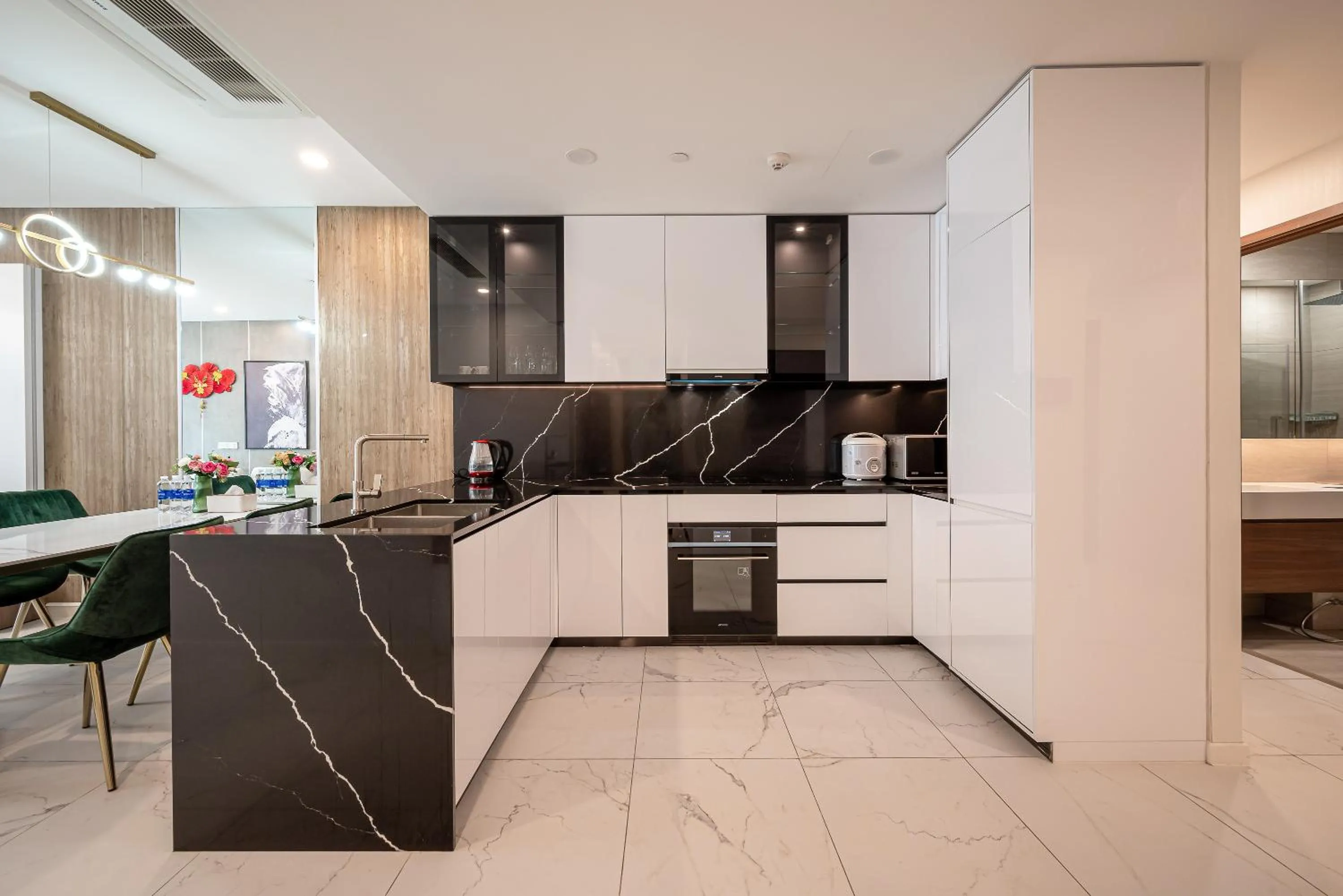 minibar in Metropole Thu Thiem Condo Apartment