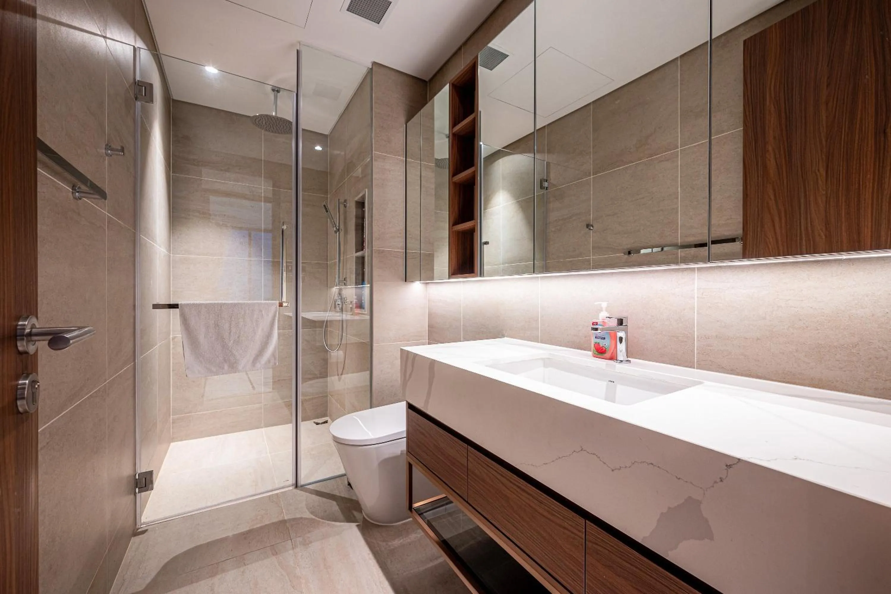 Shower in Metropole Thu Thiem Condo Apartment