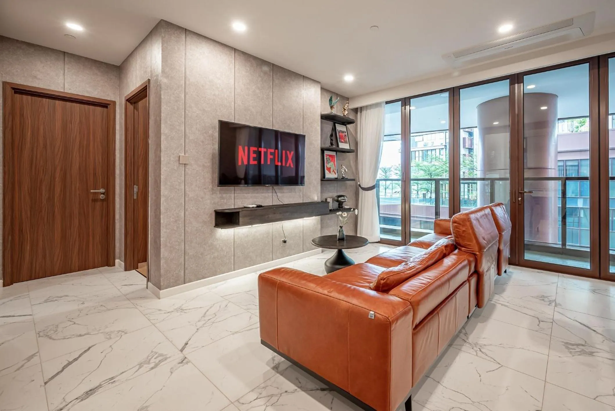 Living room in Metropole Thu Thiem Condo Apartment