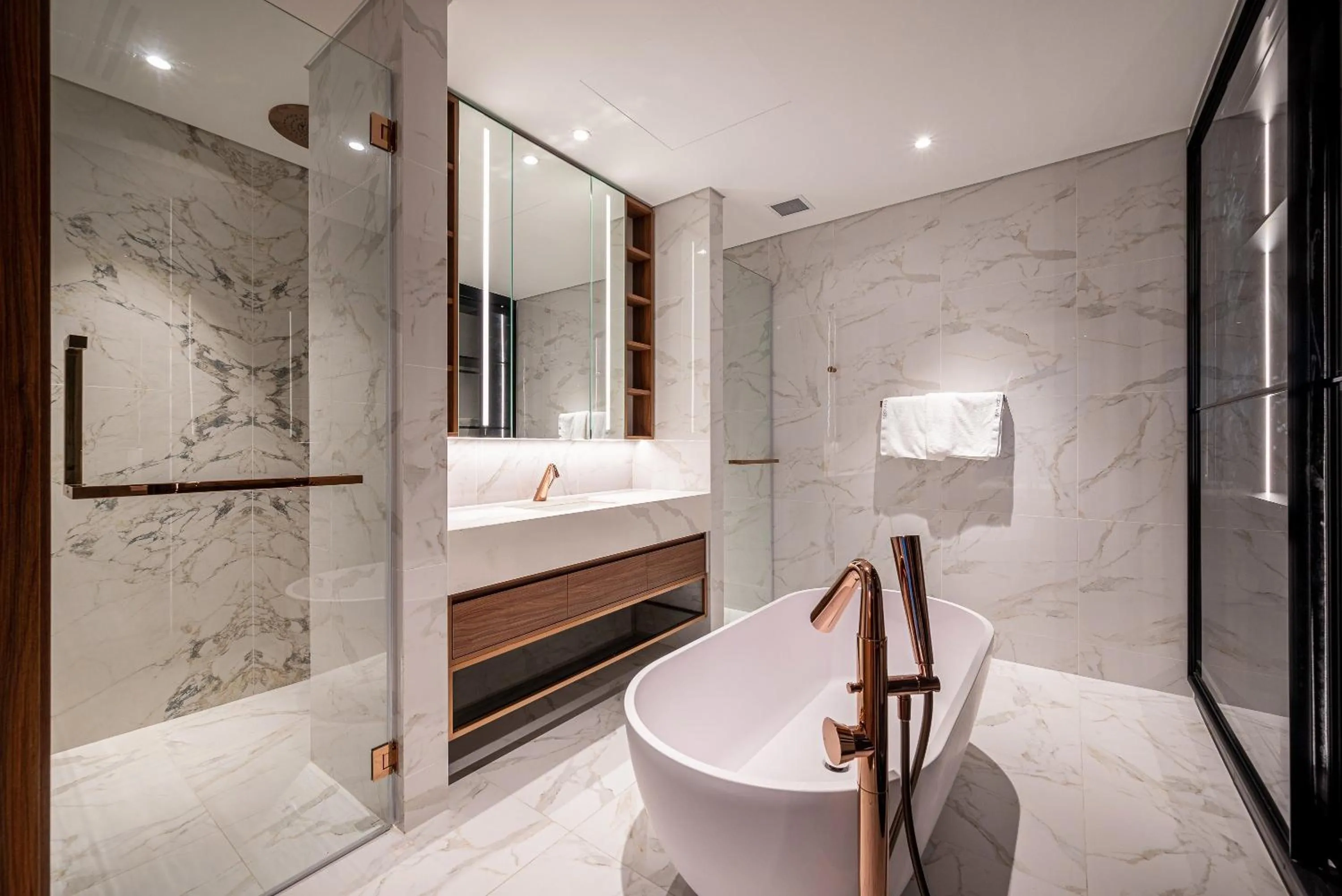 Bathroom in Metropole Thu Thiem Condo Apartment