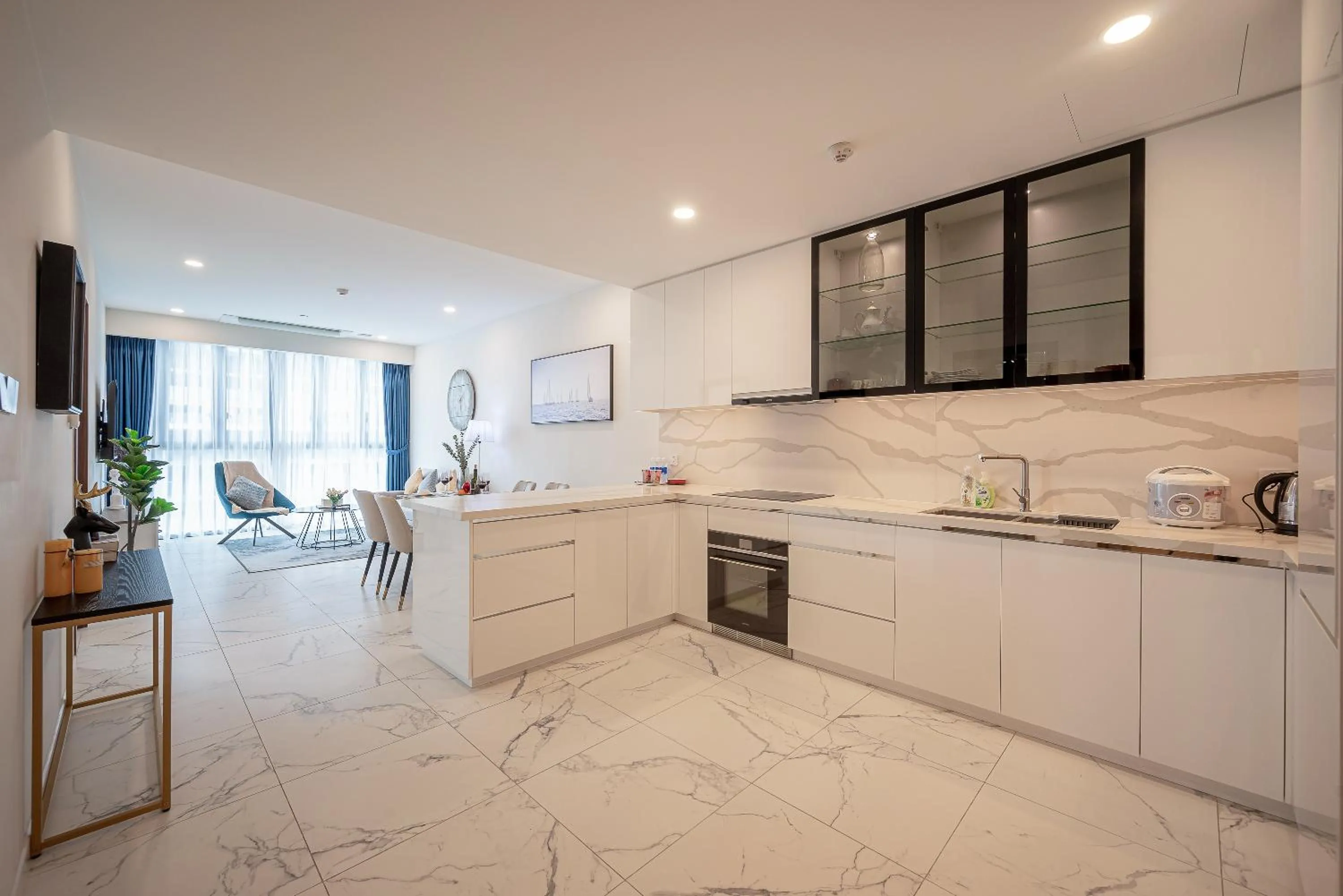 Floor plan in Metropole Thu Thiem Condo Apartment