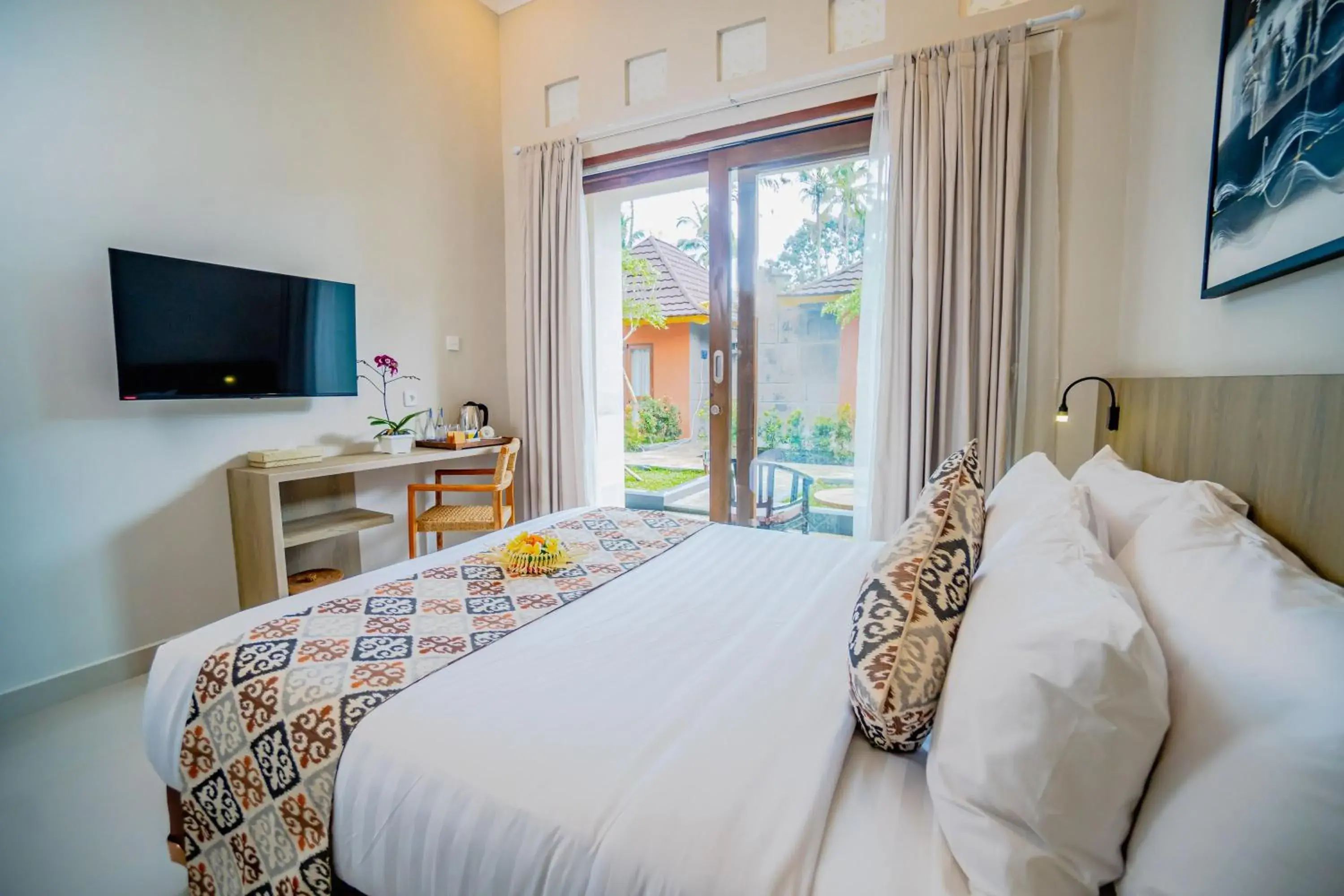 Standard Double or Twin Room with Garden View and Free Afternoon Tea in Tapa Agung View Besakih Standard Double or Twin Room with Garden View and Free Afternoon Tea in Tapa Agung View Besakih