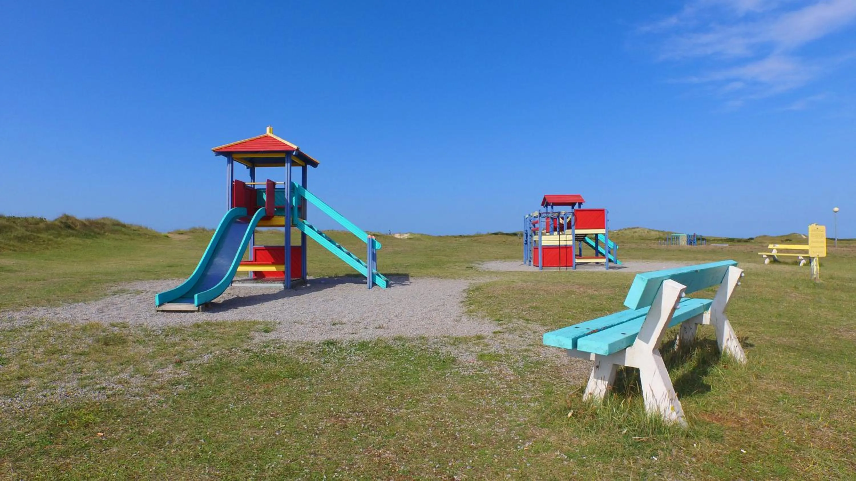Children play ground in VVF Cotentin Îles anglo-normandes