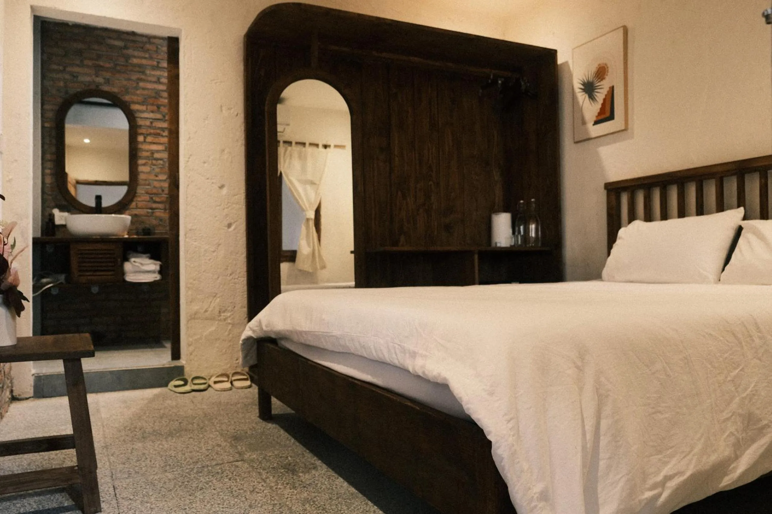 Bed in Vũ House Phú Yên- Boutique Room & Breakfast