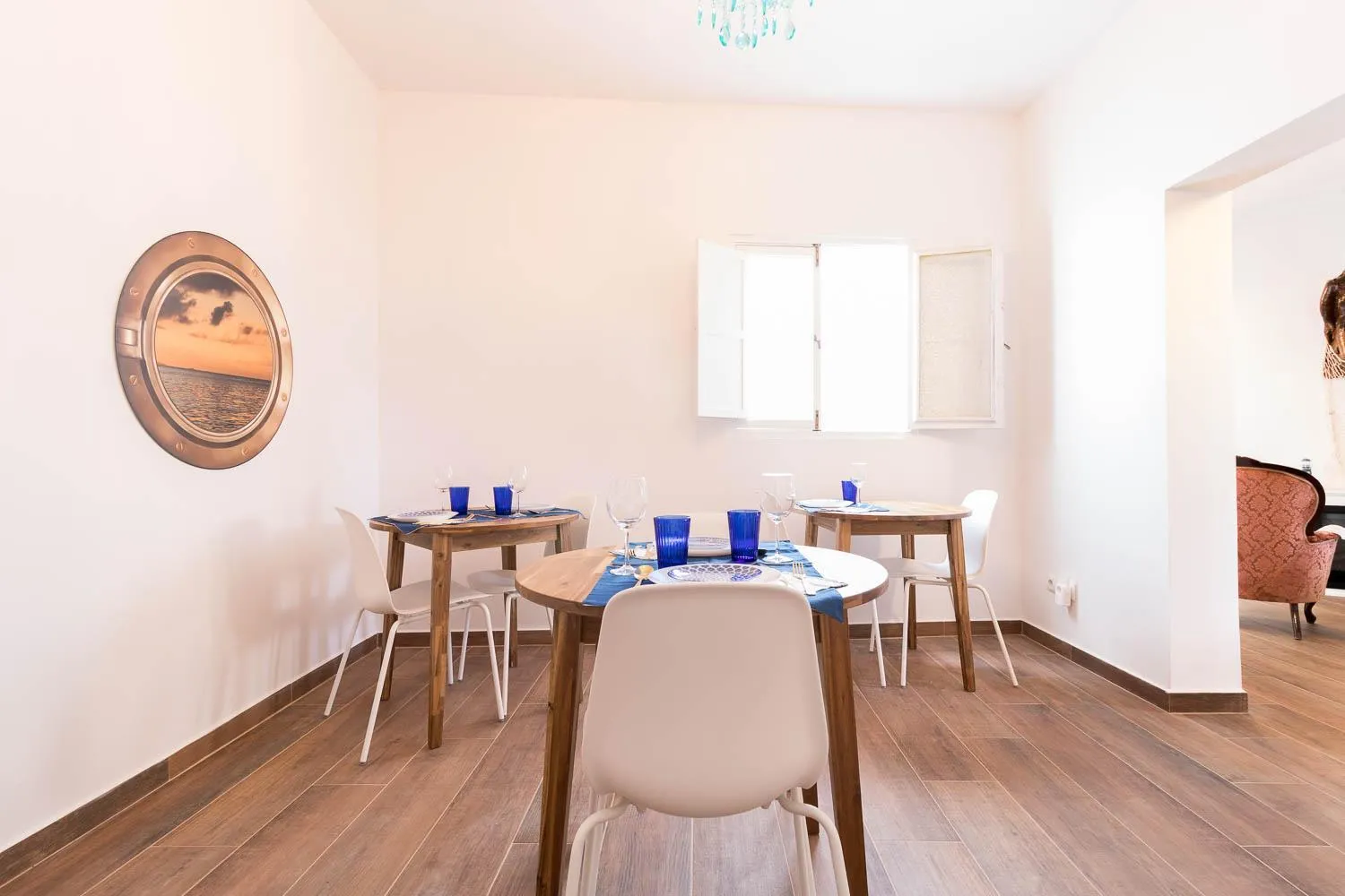 Dining area in La Bussola