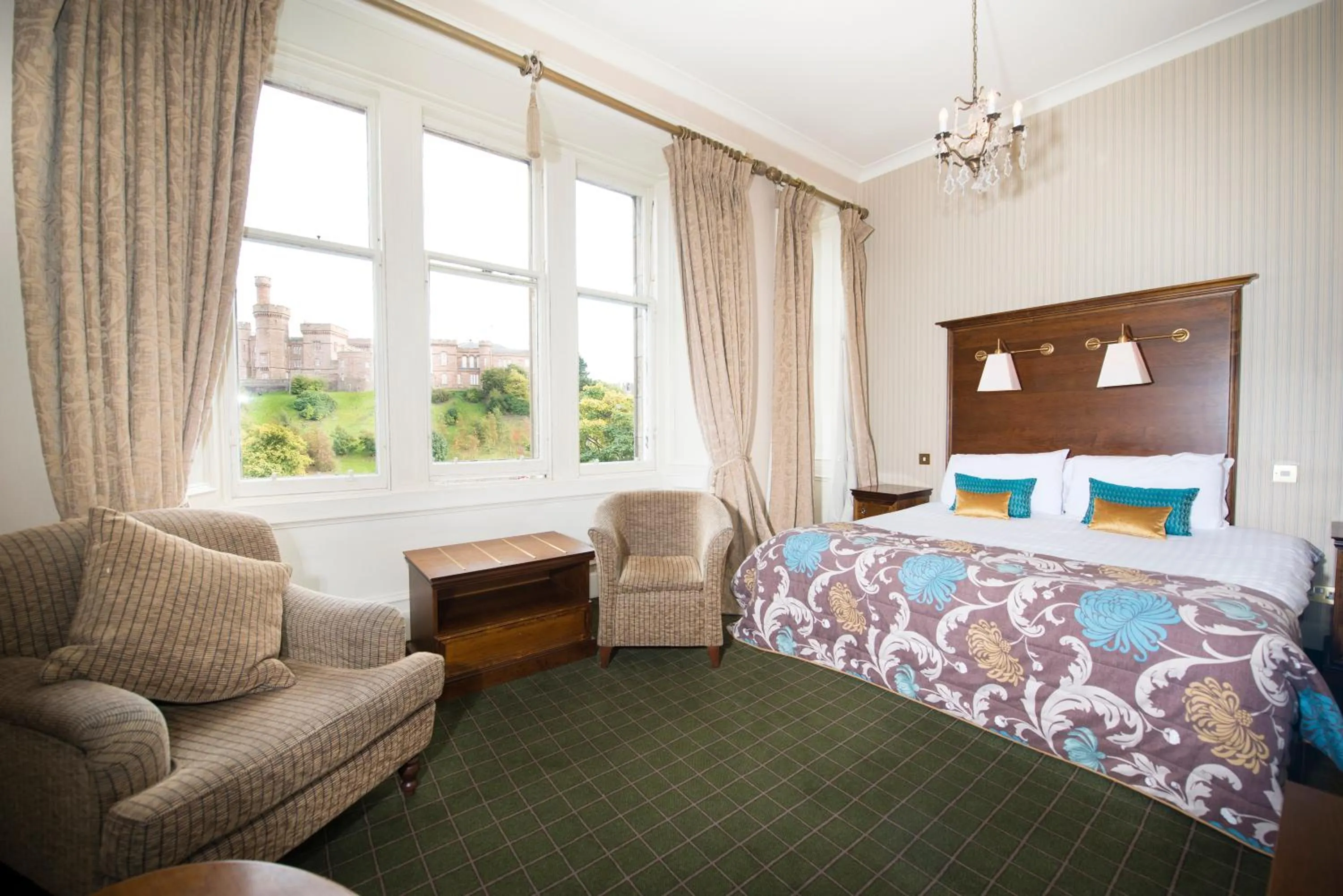 Bedroom, Bed in Columba Hotel Inverness by Compass Hospitality