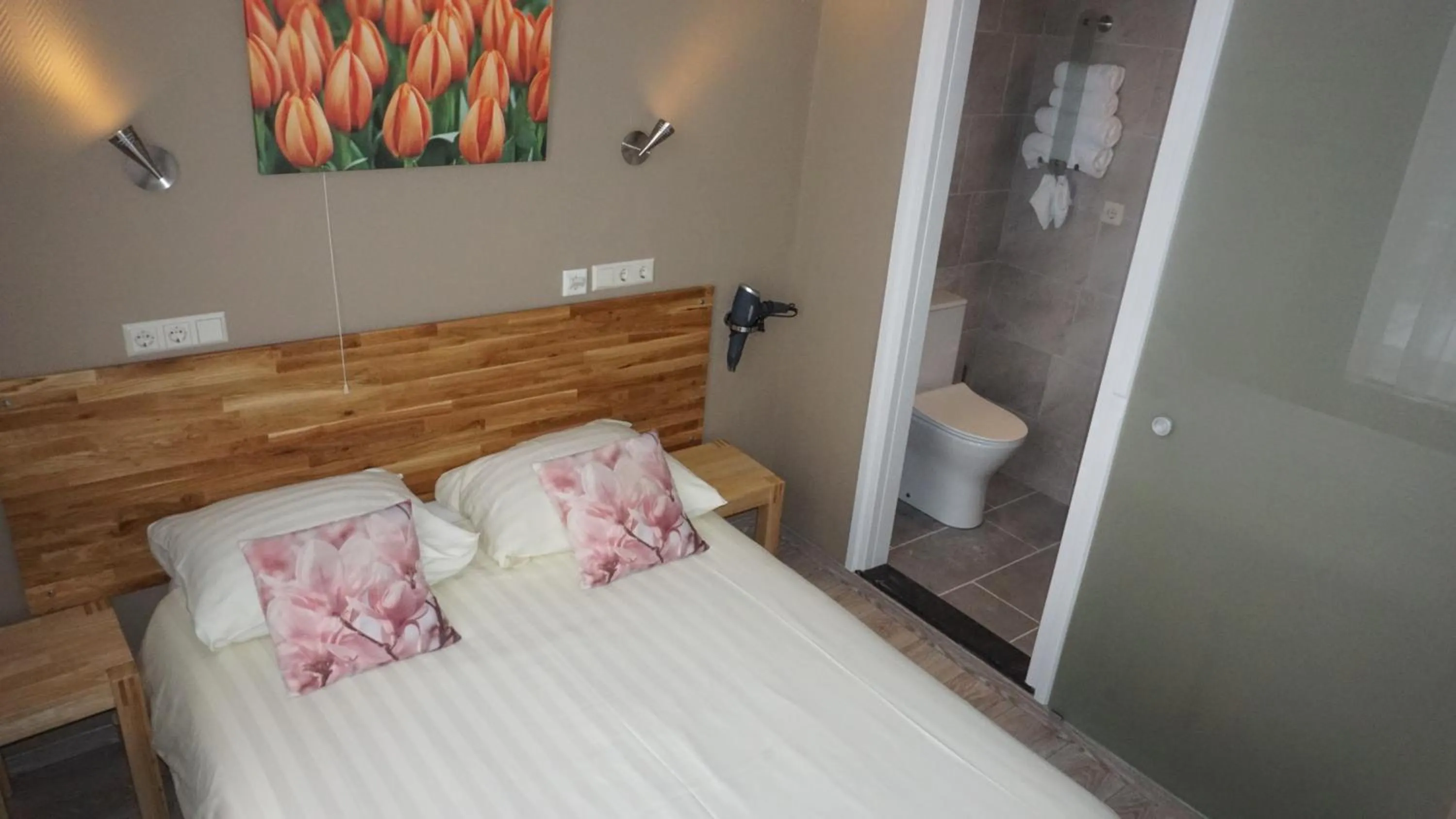 Bed in Hotel De Wilde Kriek