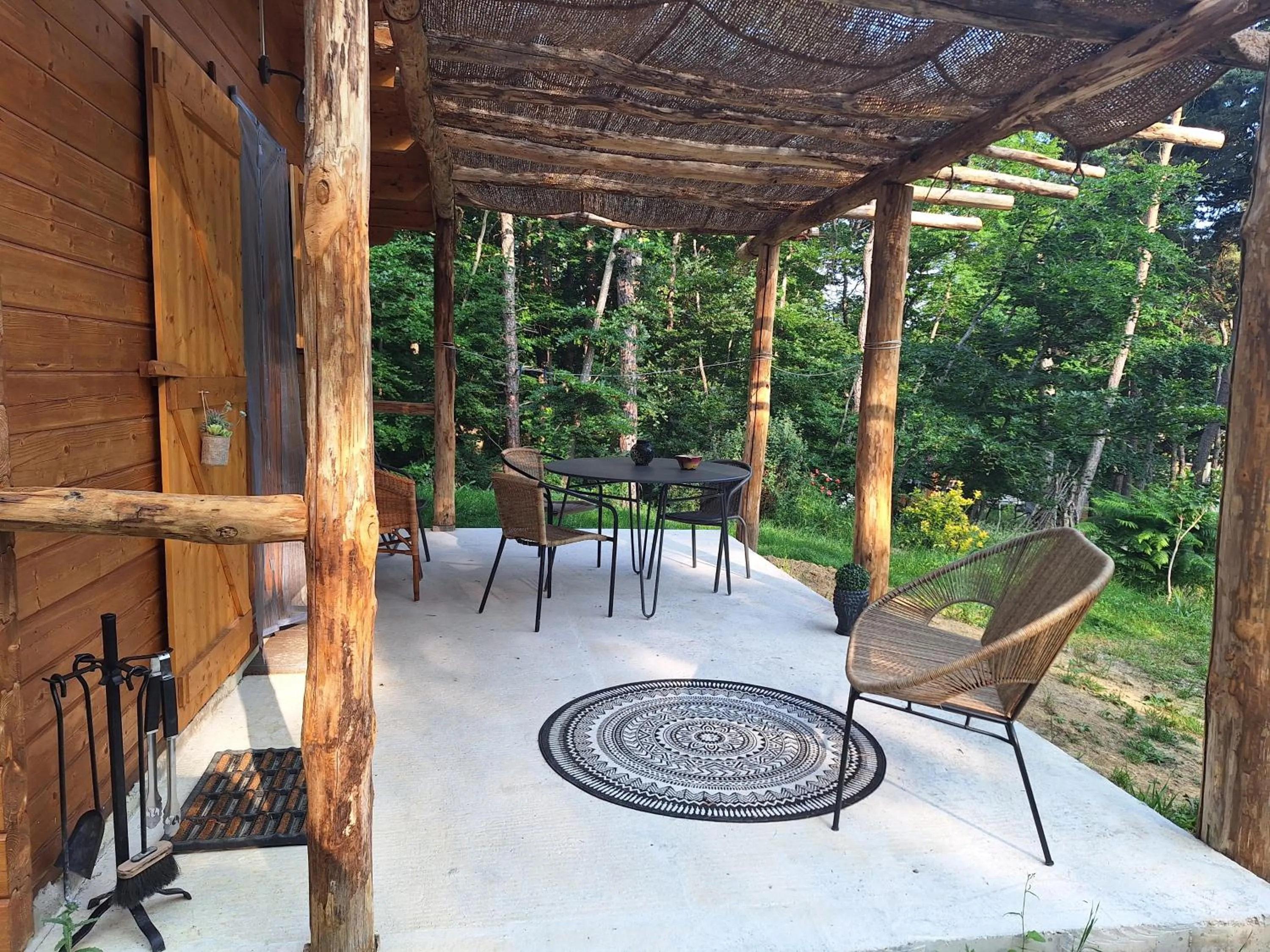 Patio in Chalets du Bois de Vache