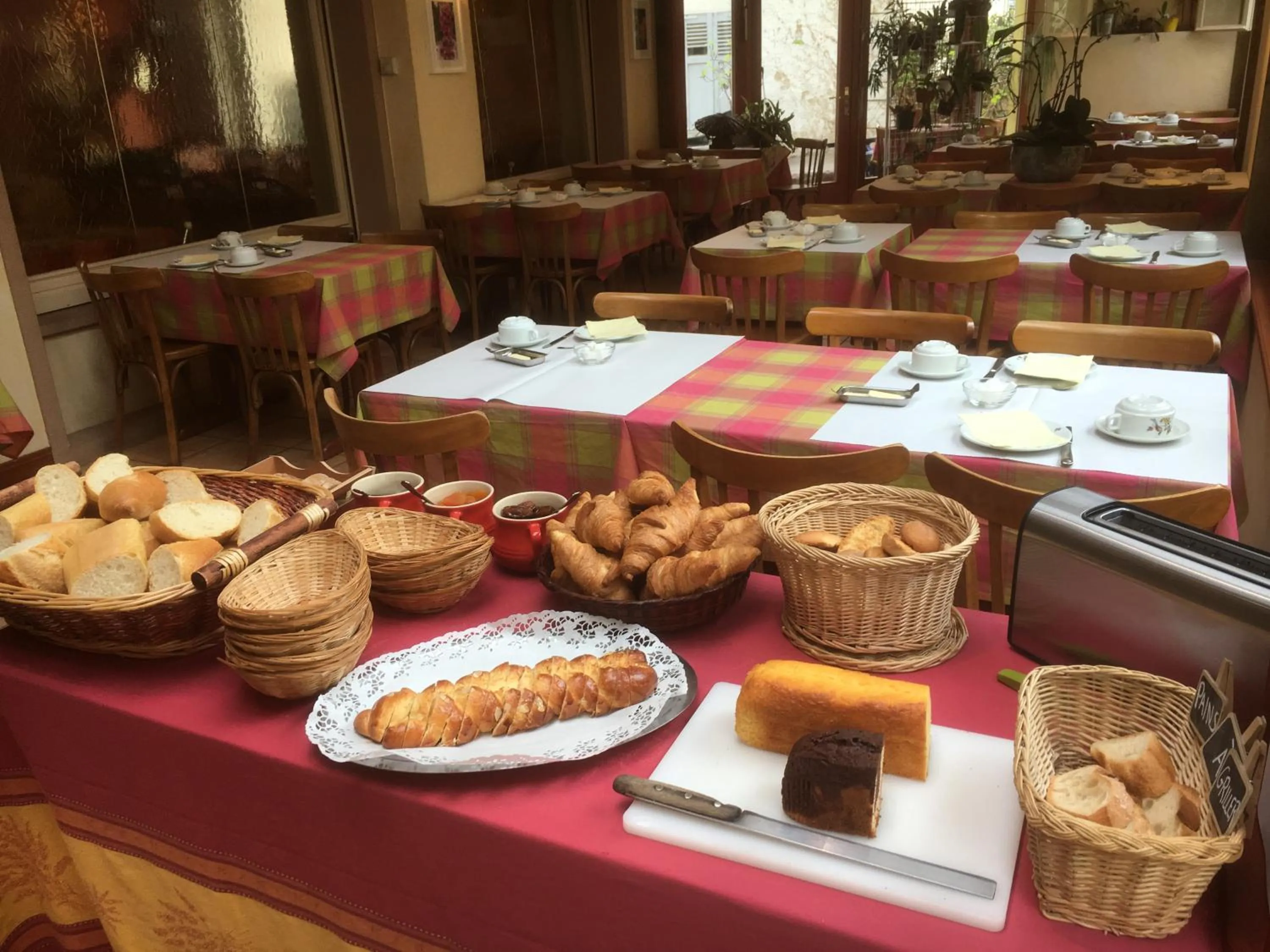 Buffet breakfast in Logis Hôtel - Restaurant Aux Bruyères