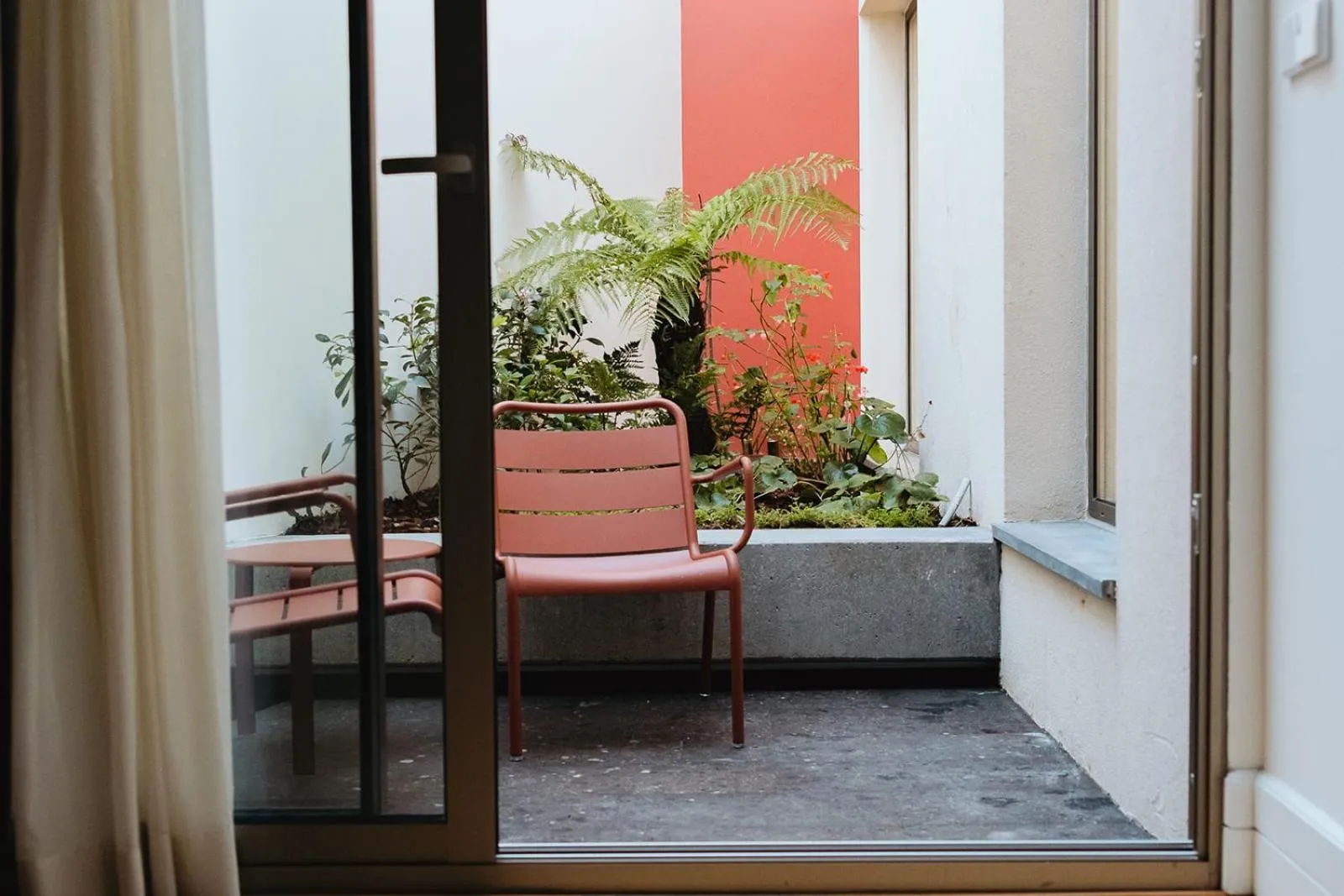 Balcony/Terrace in NINE DOTS Azorean Art Boutique Hotel