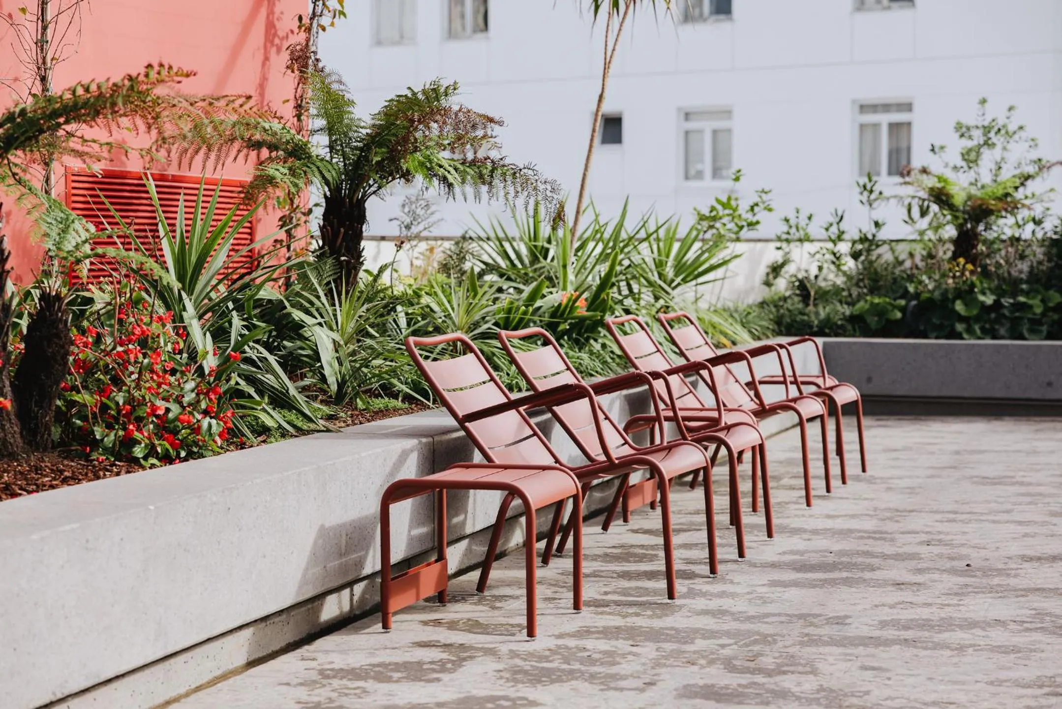Balcony/Terrace in NINE DOTS Azorean Art Boutique Hotel