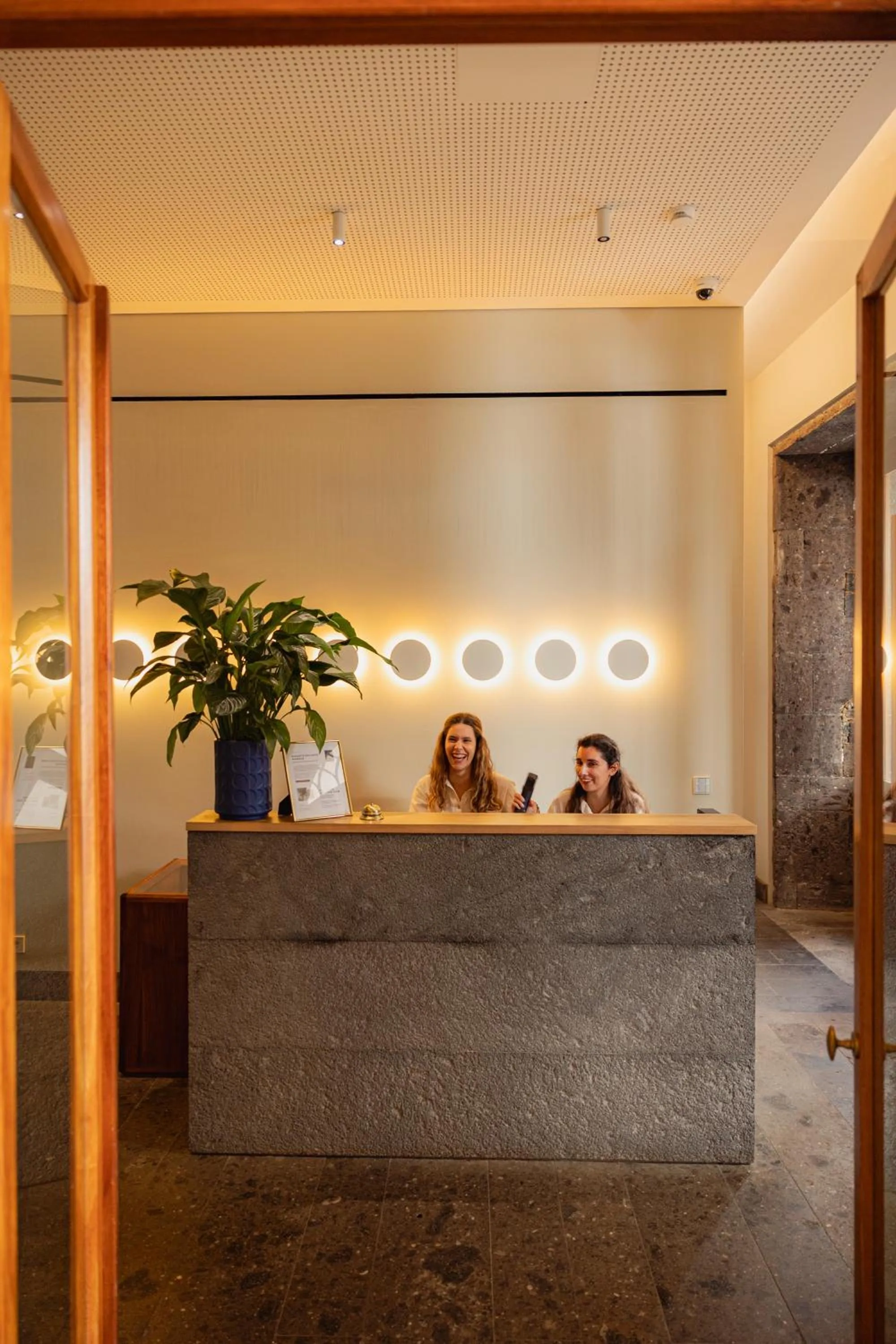 Lobby or reception in NINE DOTS Azorean Art Boutique Hotel