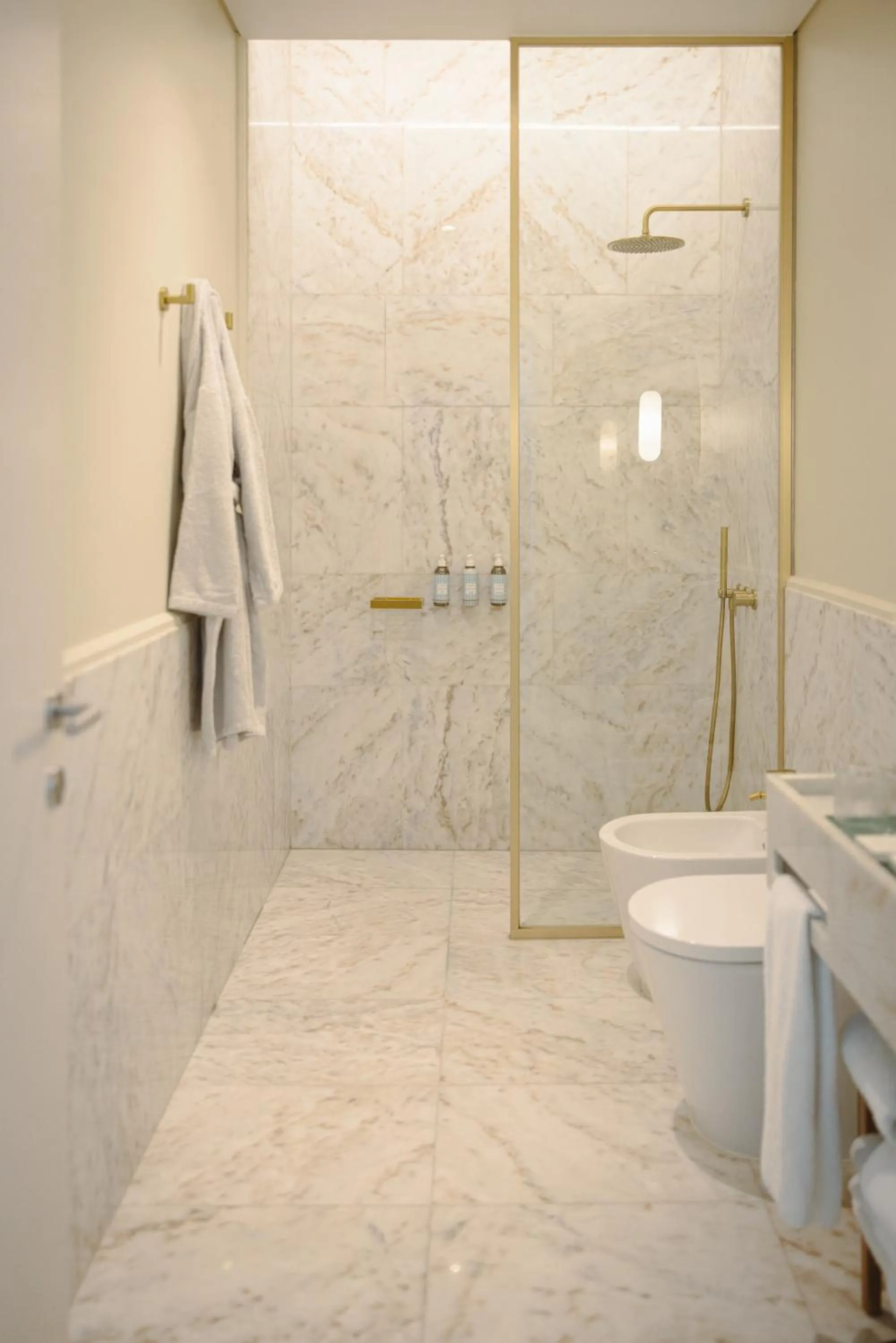 Shower in NINE DOTS Azorean Art Boutique Hotel