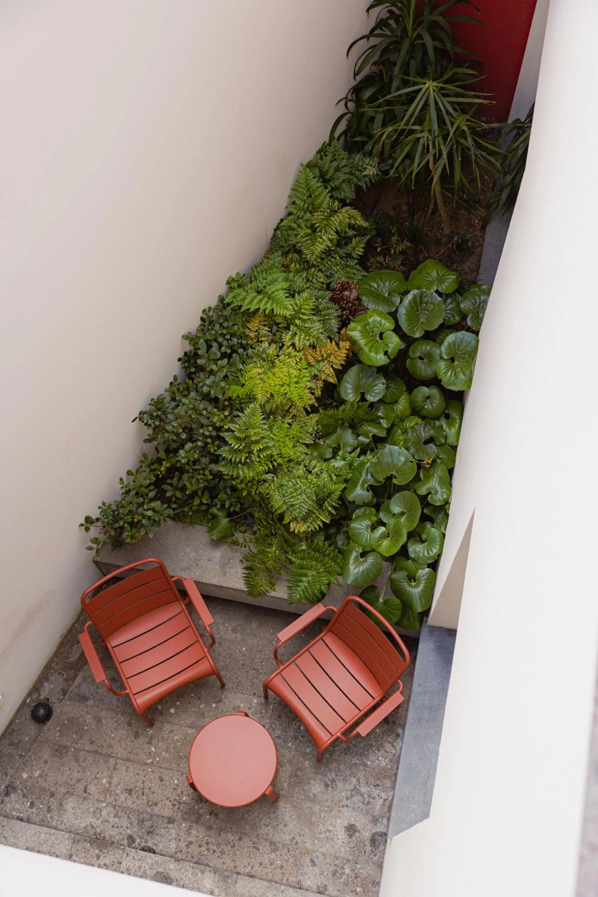 Patio in NINE DOTS Azorean Art Boutique Hotel