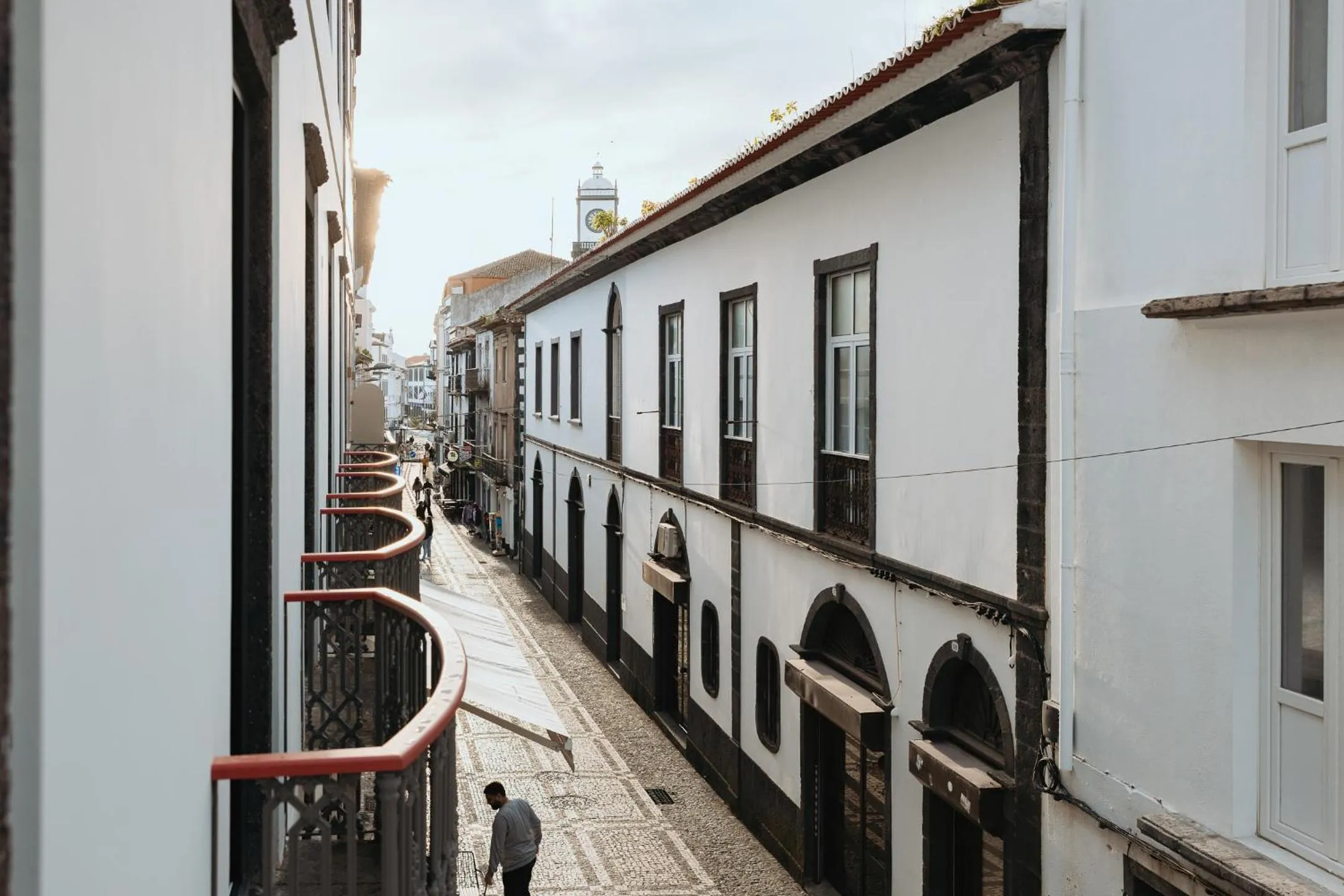Balcony/Terrace in NINE DOTS Azorean Art Boutique Hotel