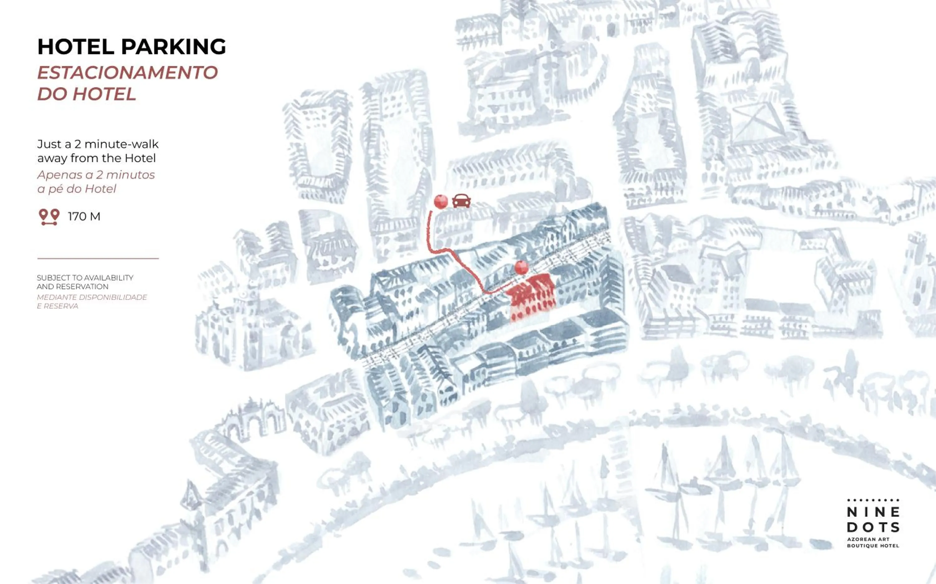 Location in NINE DOTS Azorean Art Boutique Hotel