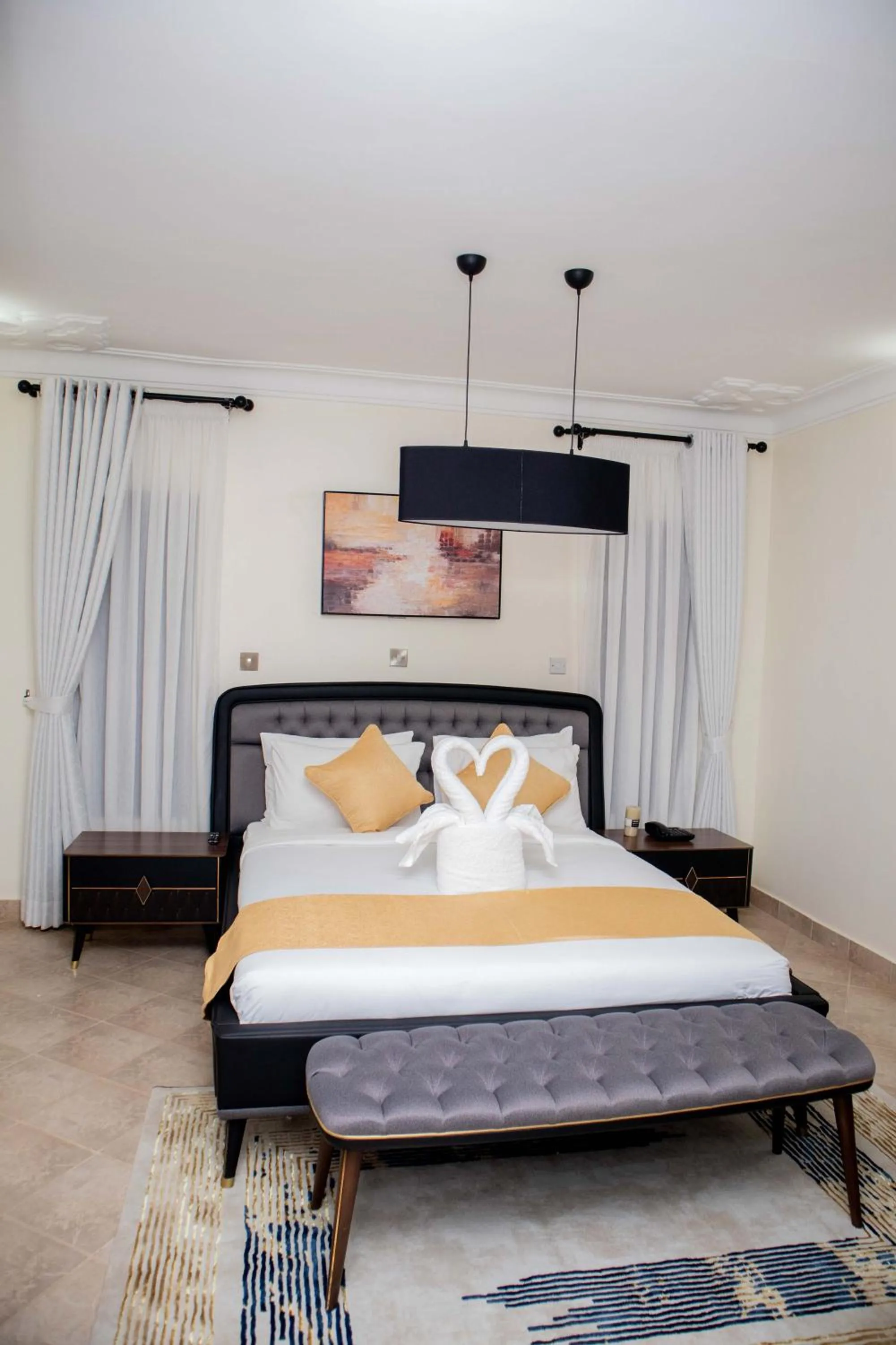 Bed in Blueberry Villas