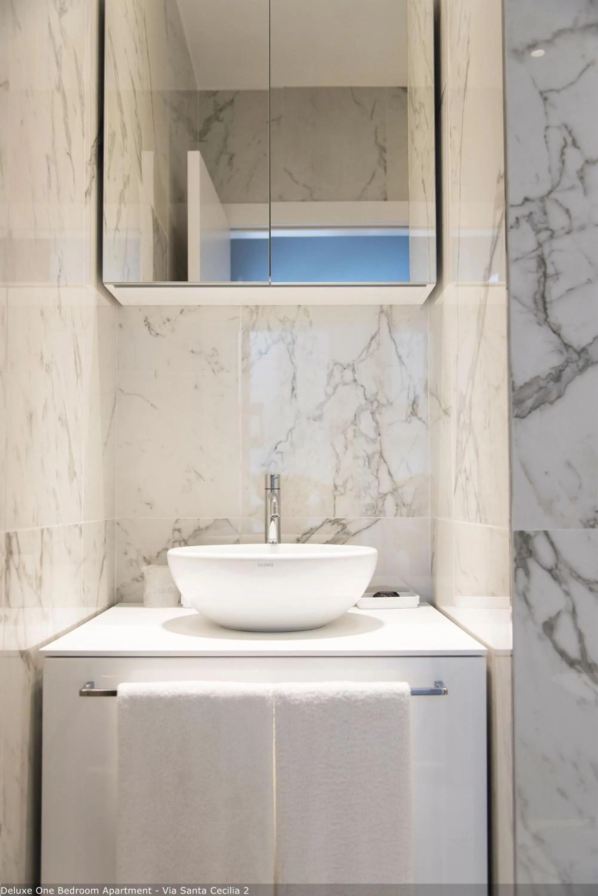 Bathroom in Brera Apartments in San Babila