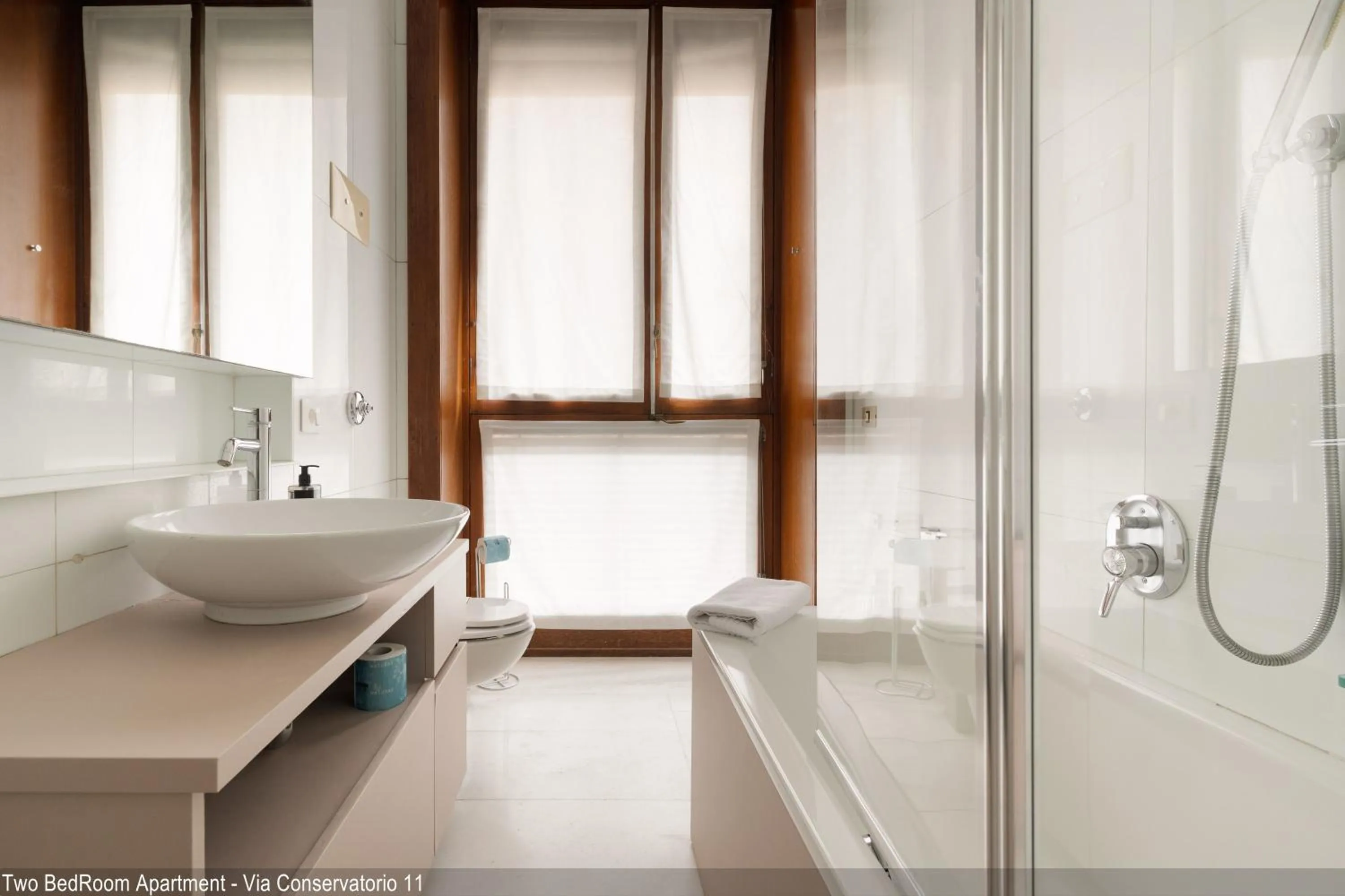 Bathroom in Brera Apartments in San Babila