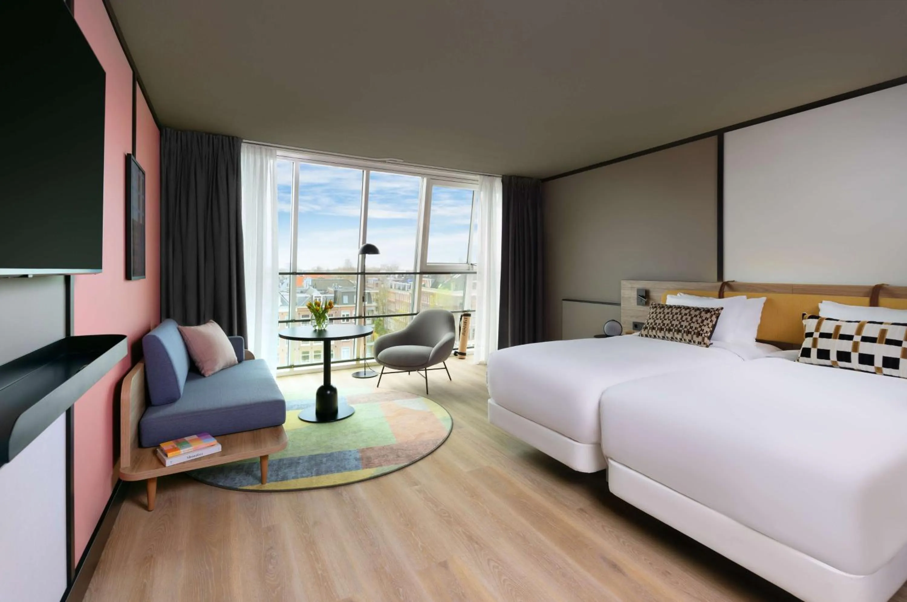 Bedroom, Bed in Avani Museum Quarter Amsterdam Hotel