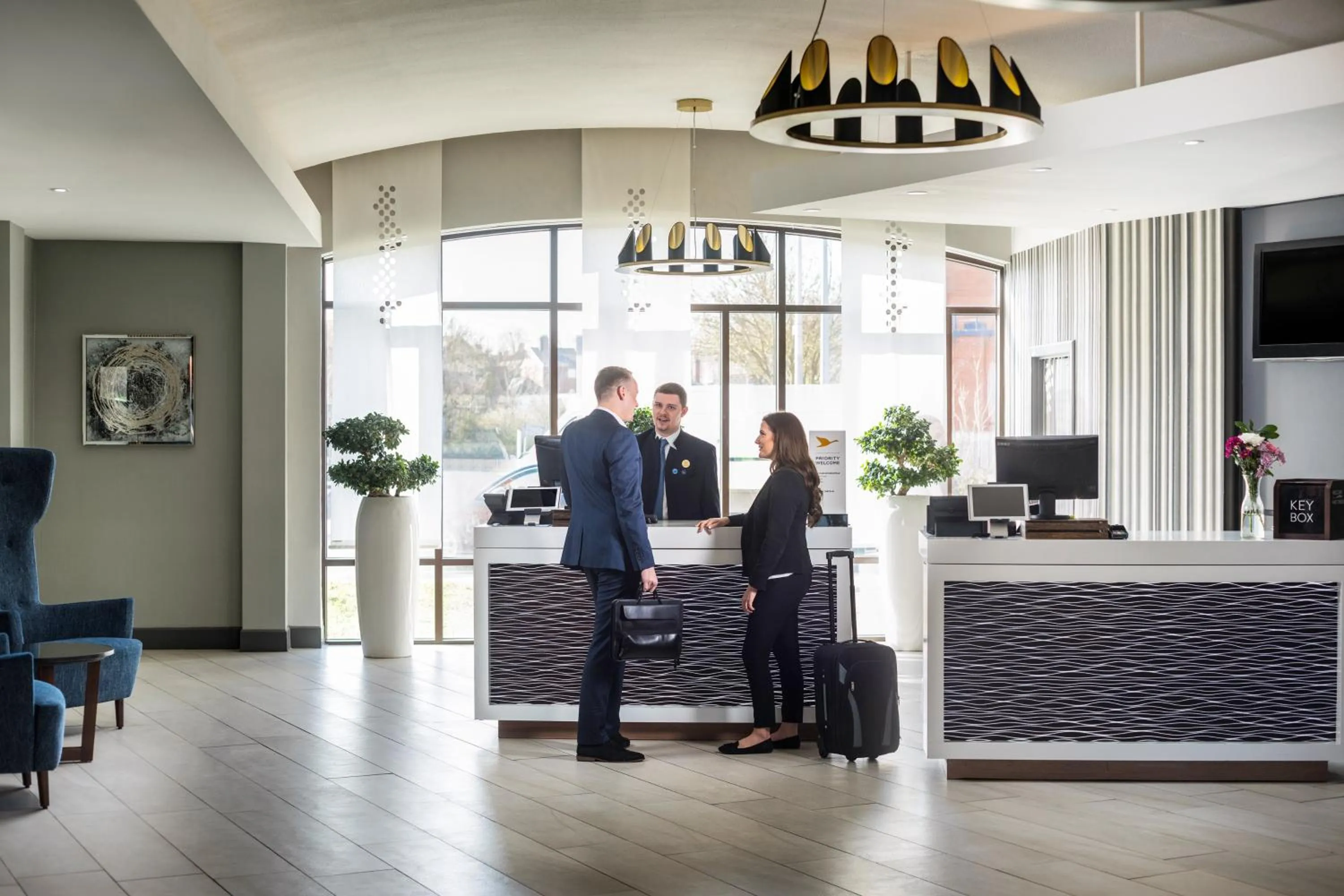 Lobby or reception in Novotel Ipswich Centre