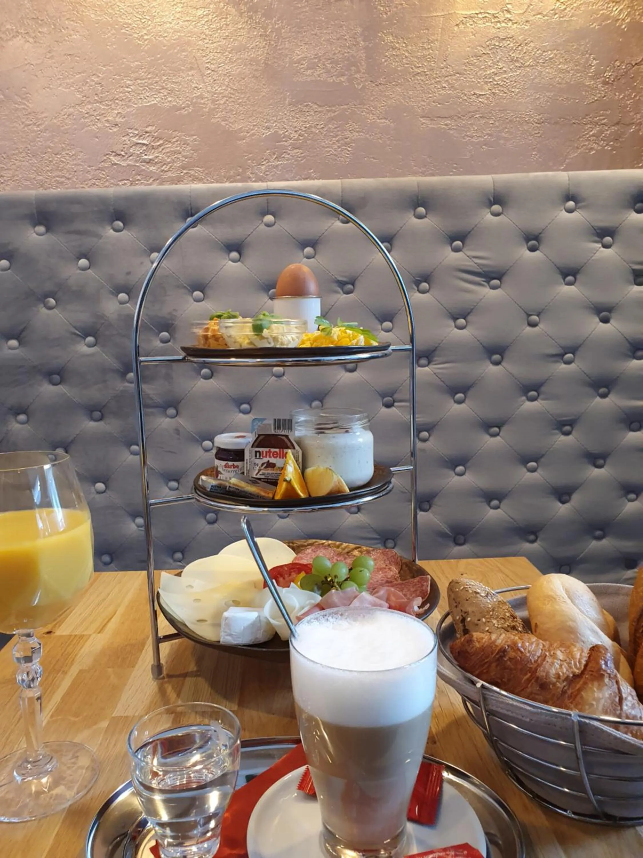 Continental breakfast in Urban Boutique Hotel